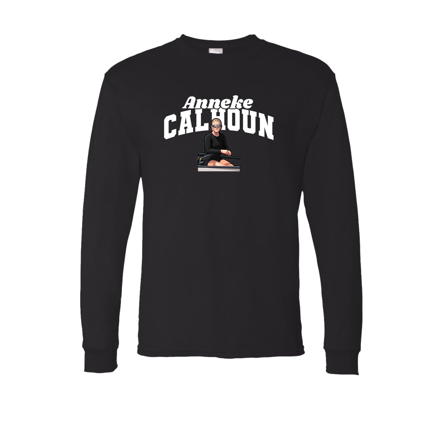 Long Sleeve Tee — Signature Arch in Black