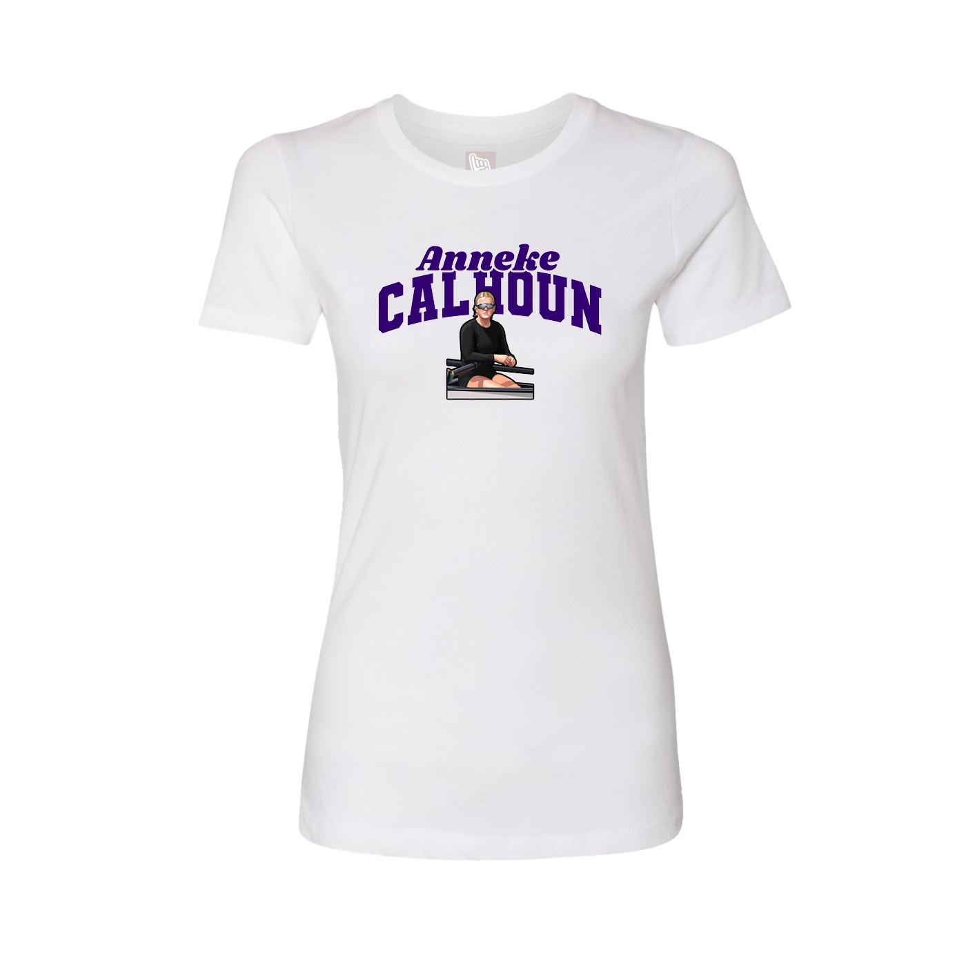 Womens Tee — Signature Arch in White