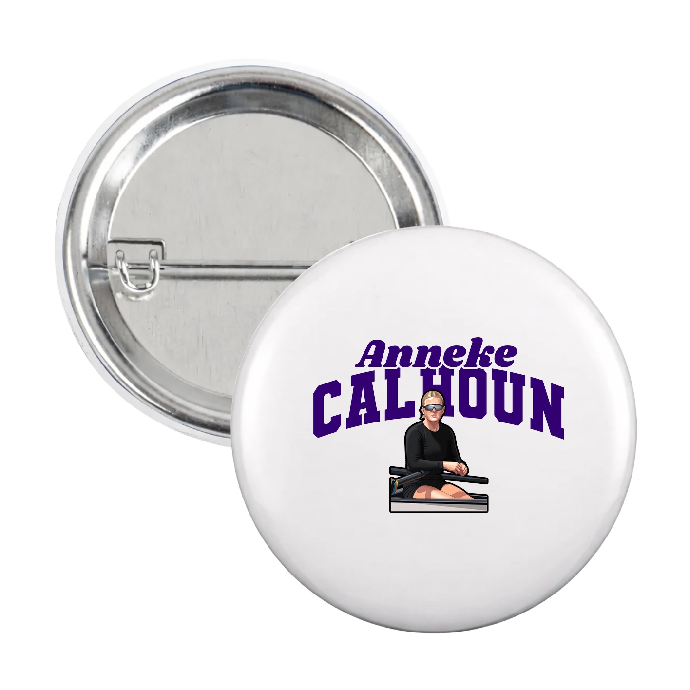 Game Day Button — Signature Arch in White