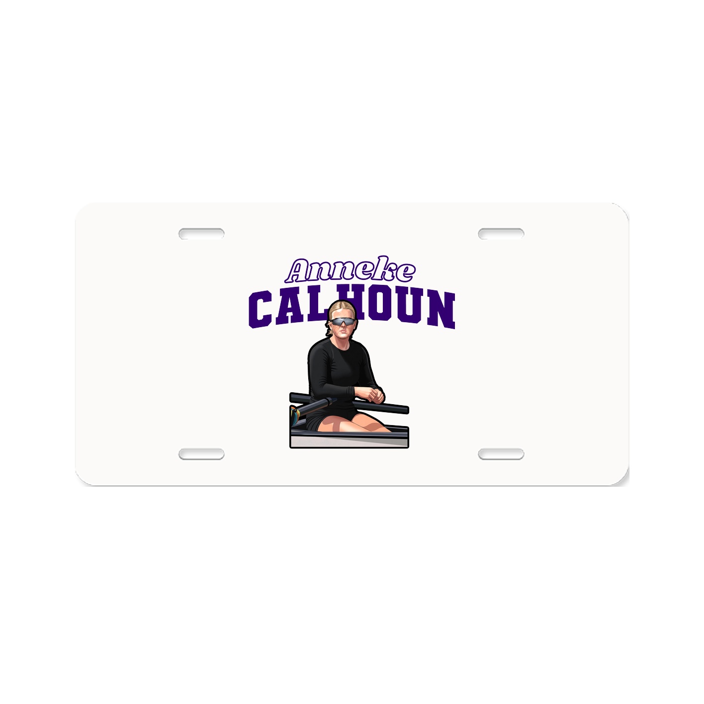 License Plate — Name Arch in Classic