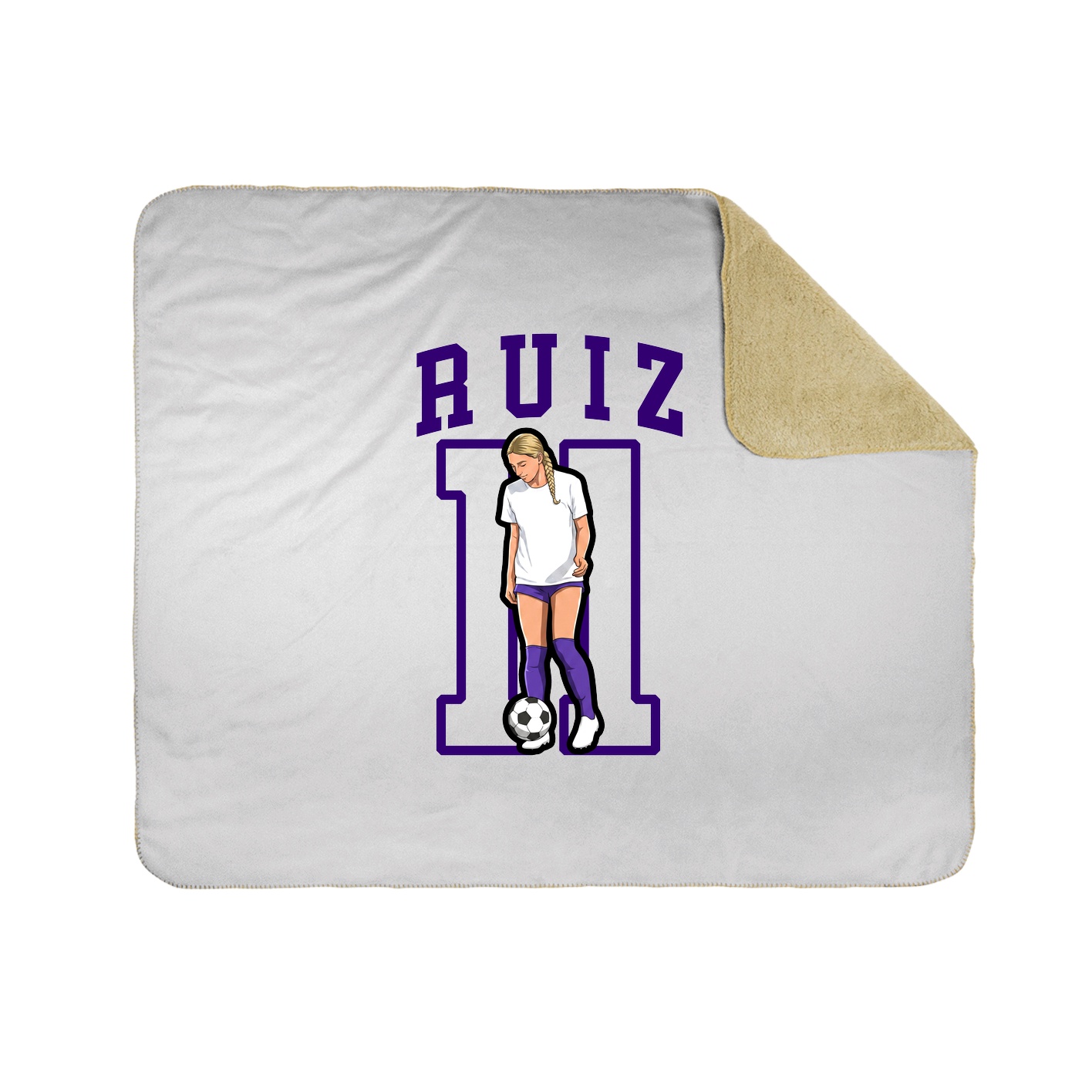 Throw Blanket — Shirsey in White