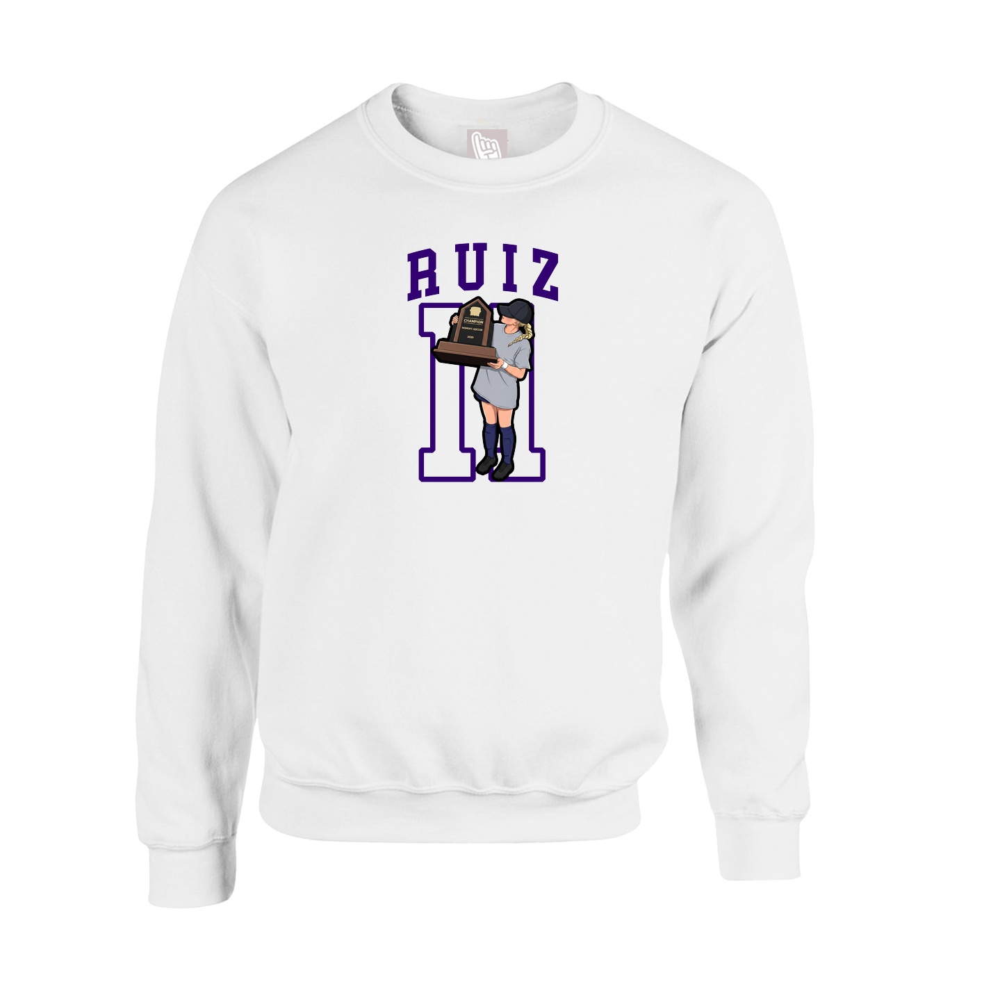 Fleece Crew — Shirsey in White