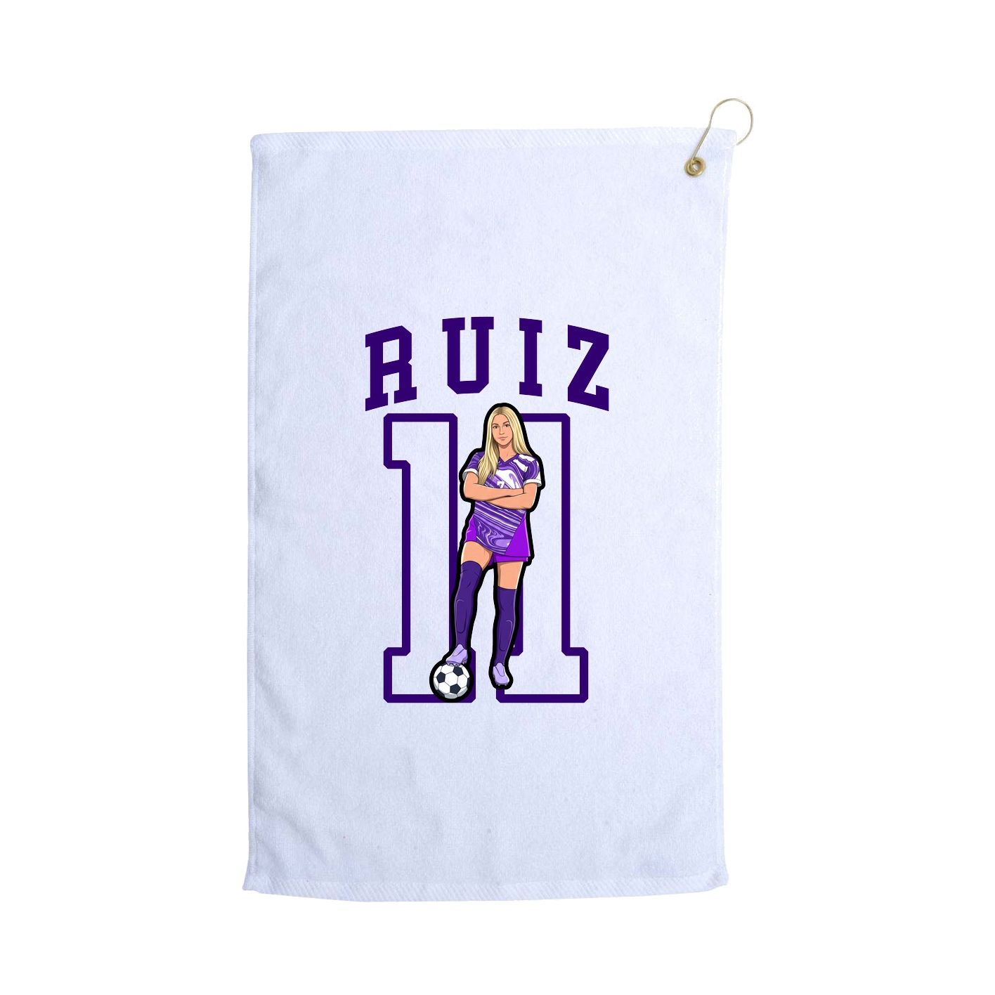 Golf Towel — Shirsey in White