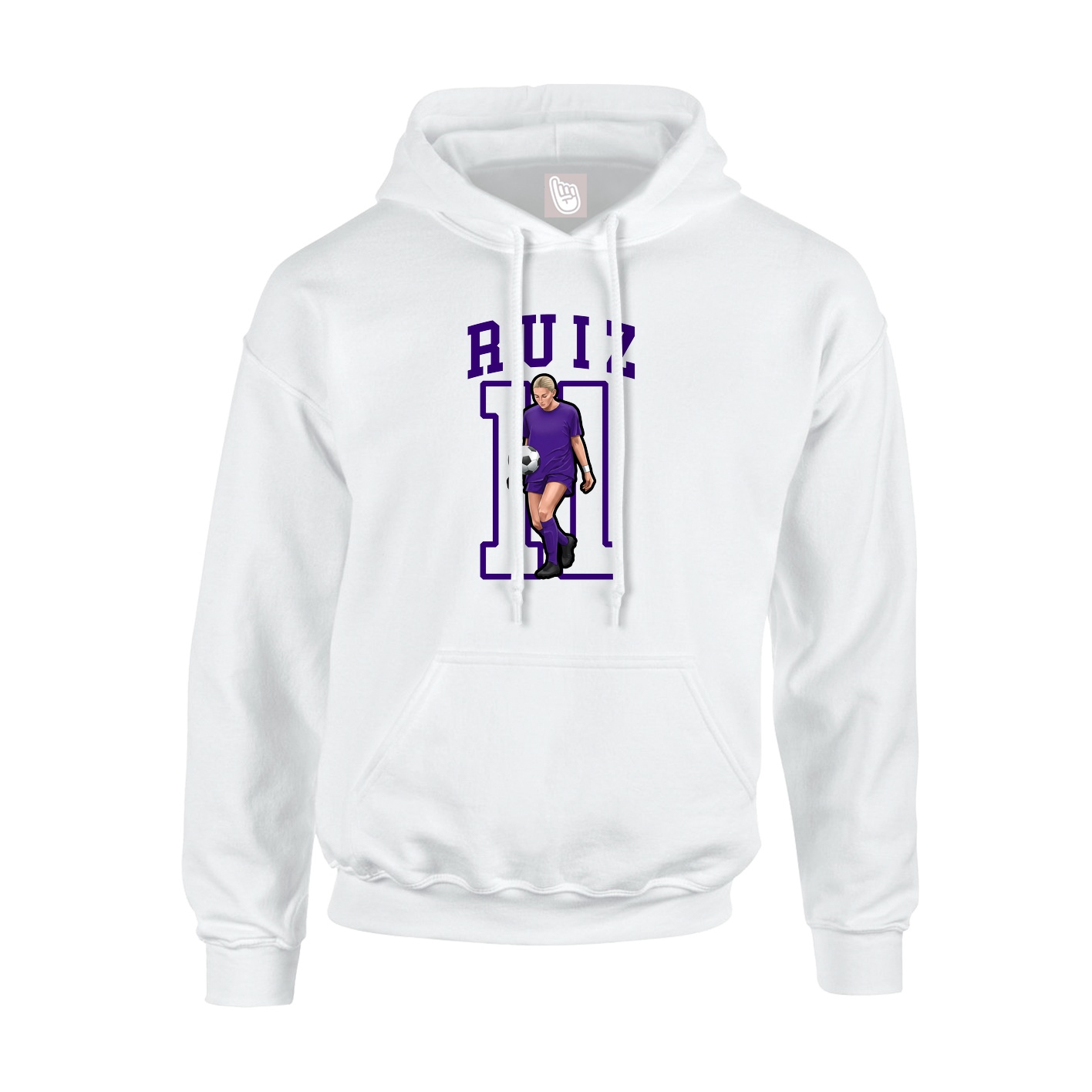 Hoodie — Shirsey in White