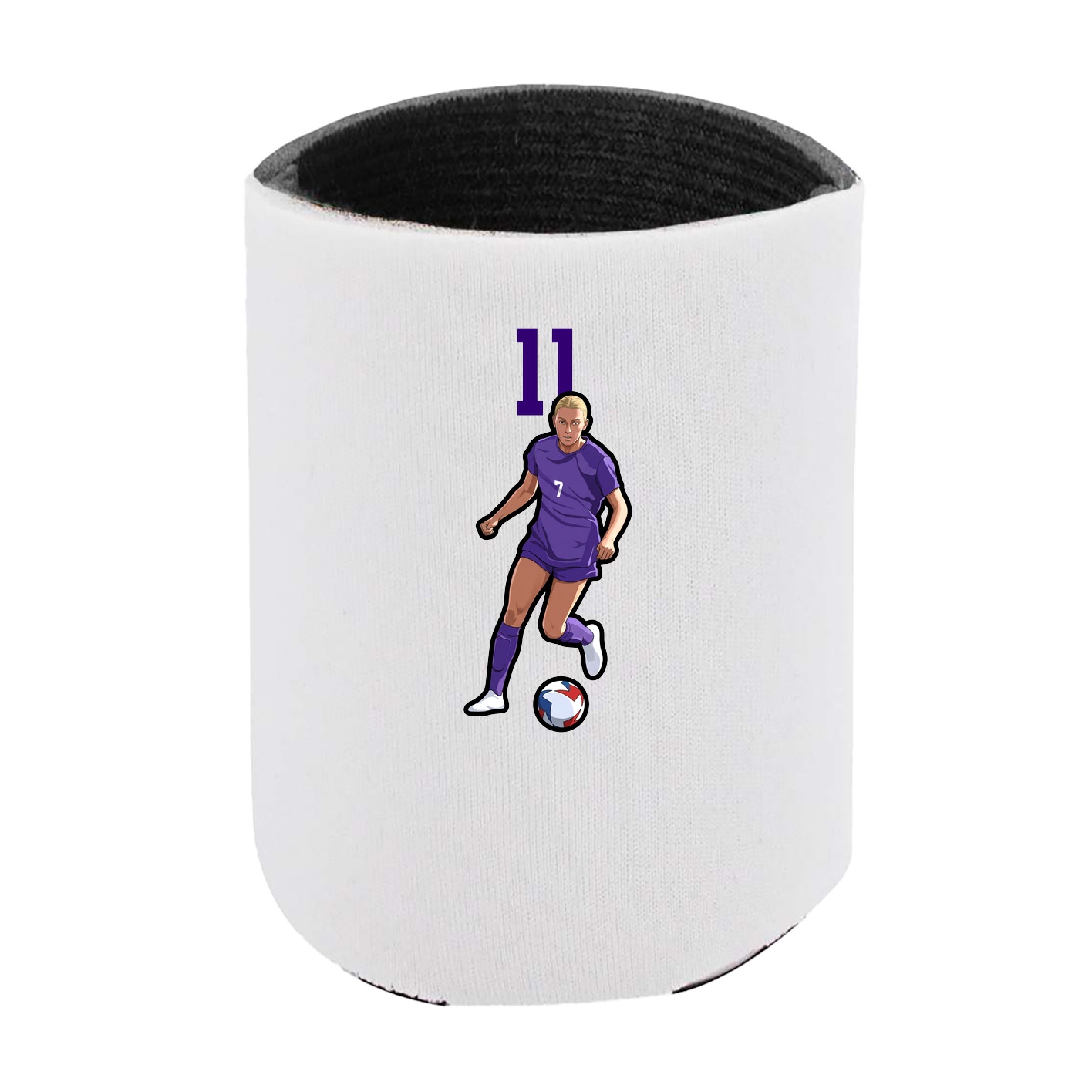 Can Holder — Number Top in White