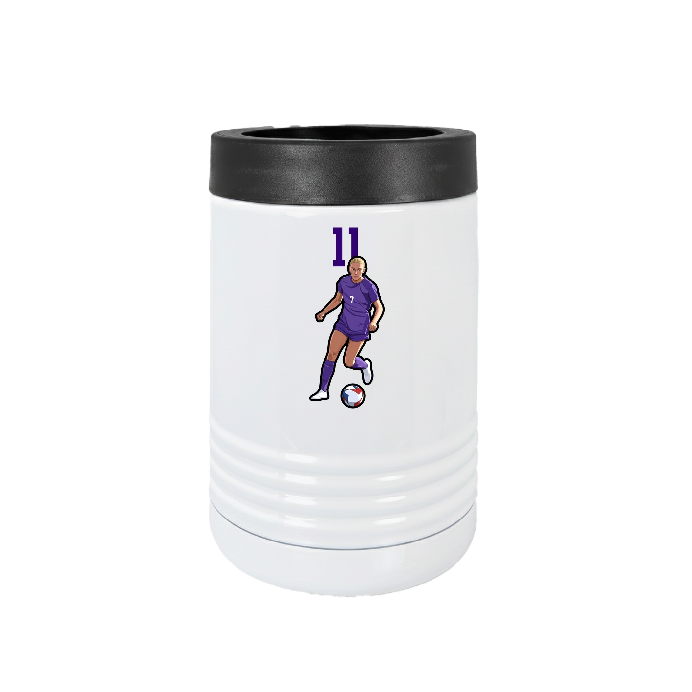 Beverage Holder — Number Top in White