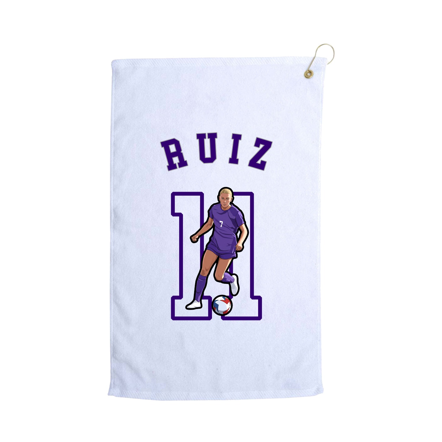 Golf Towel — Shirsey Arch in White