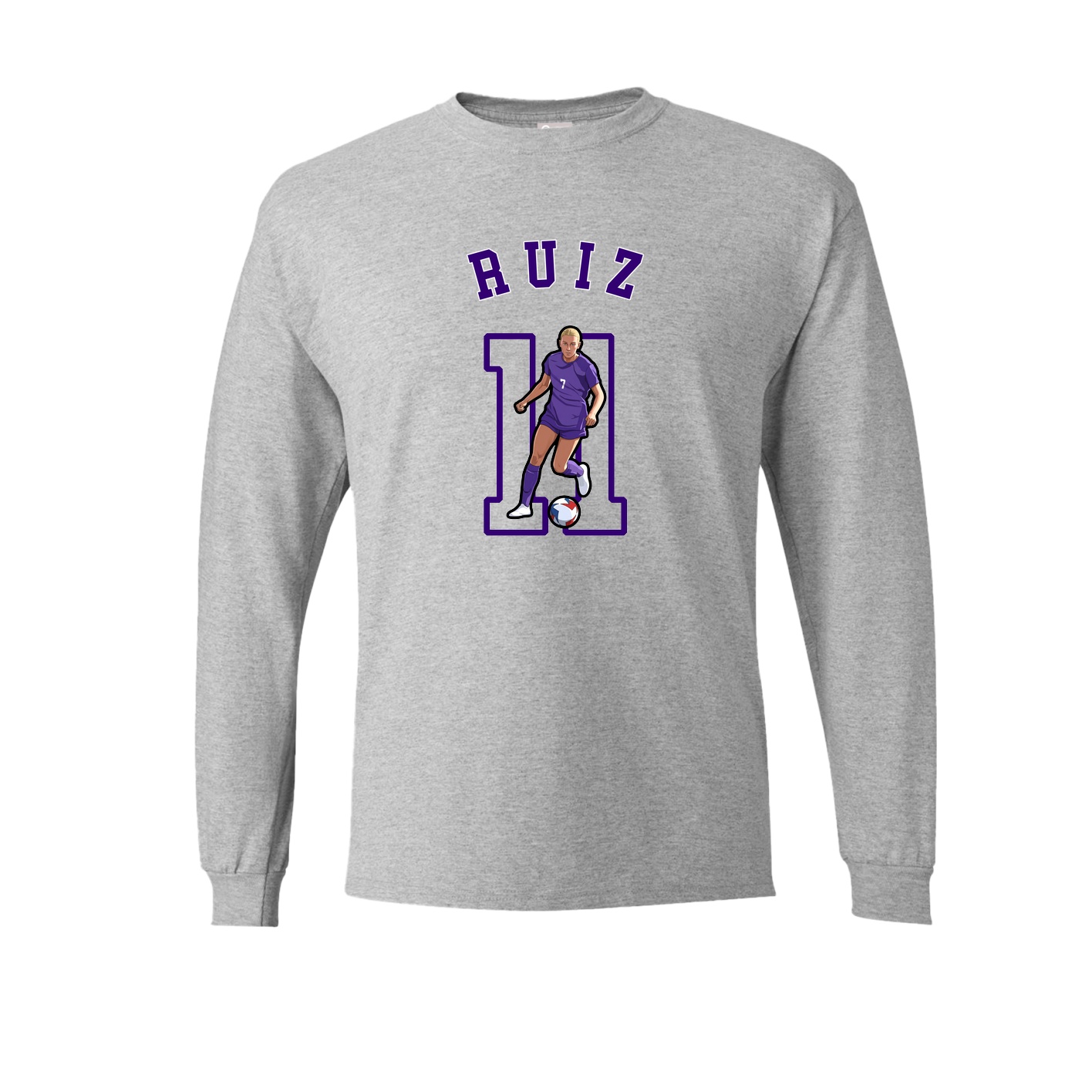 Long Sleeve Tee — Shirsey Arch in Grey