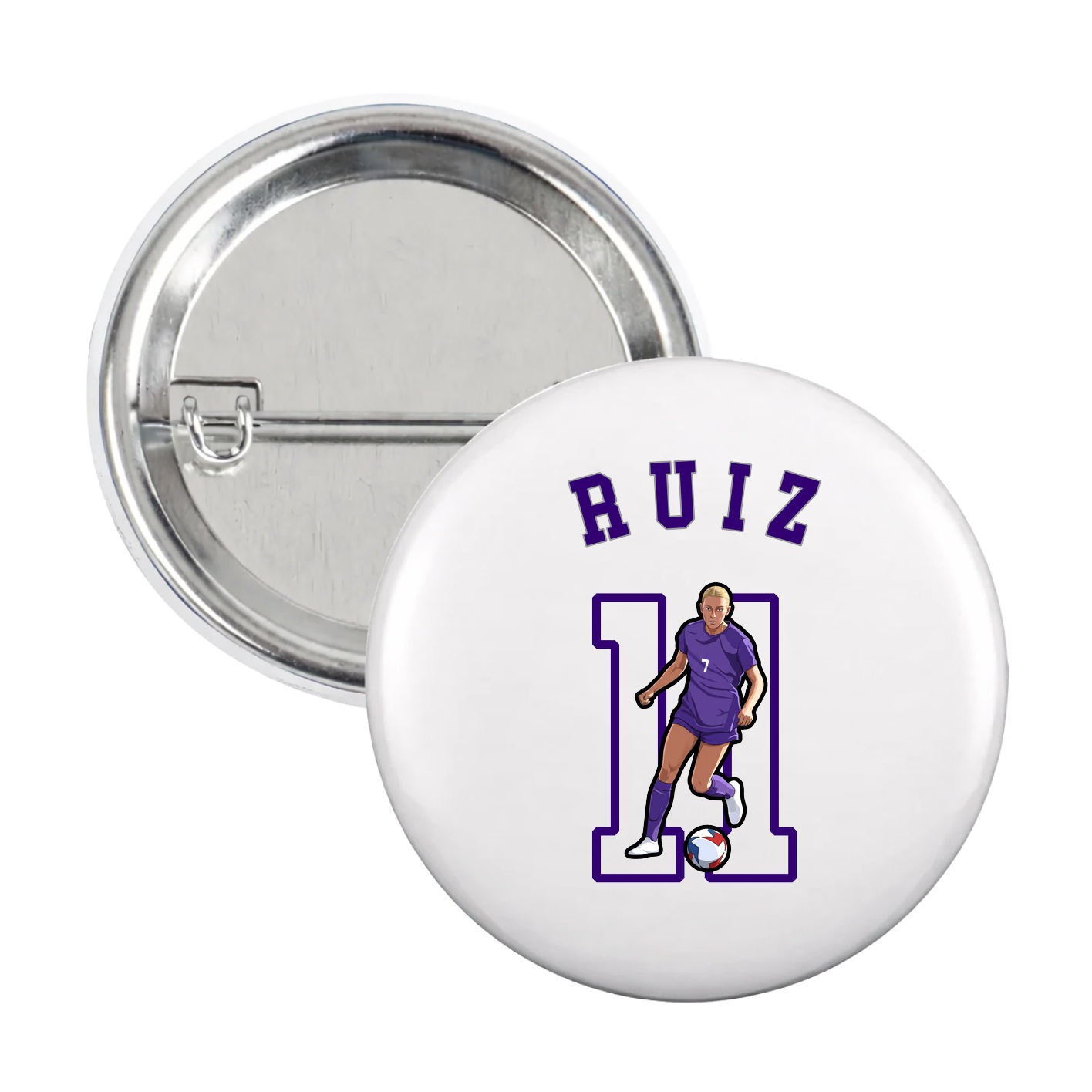 Game Day Button — Shirsey Arch in White