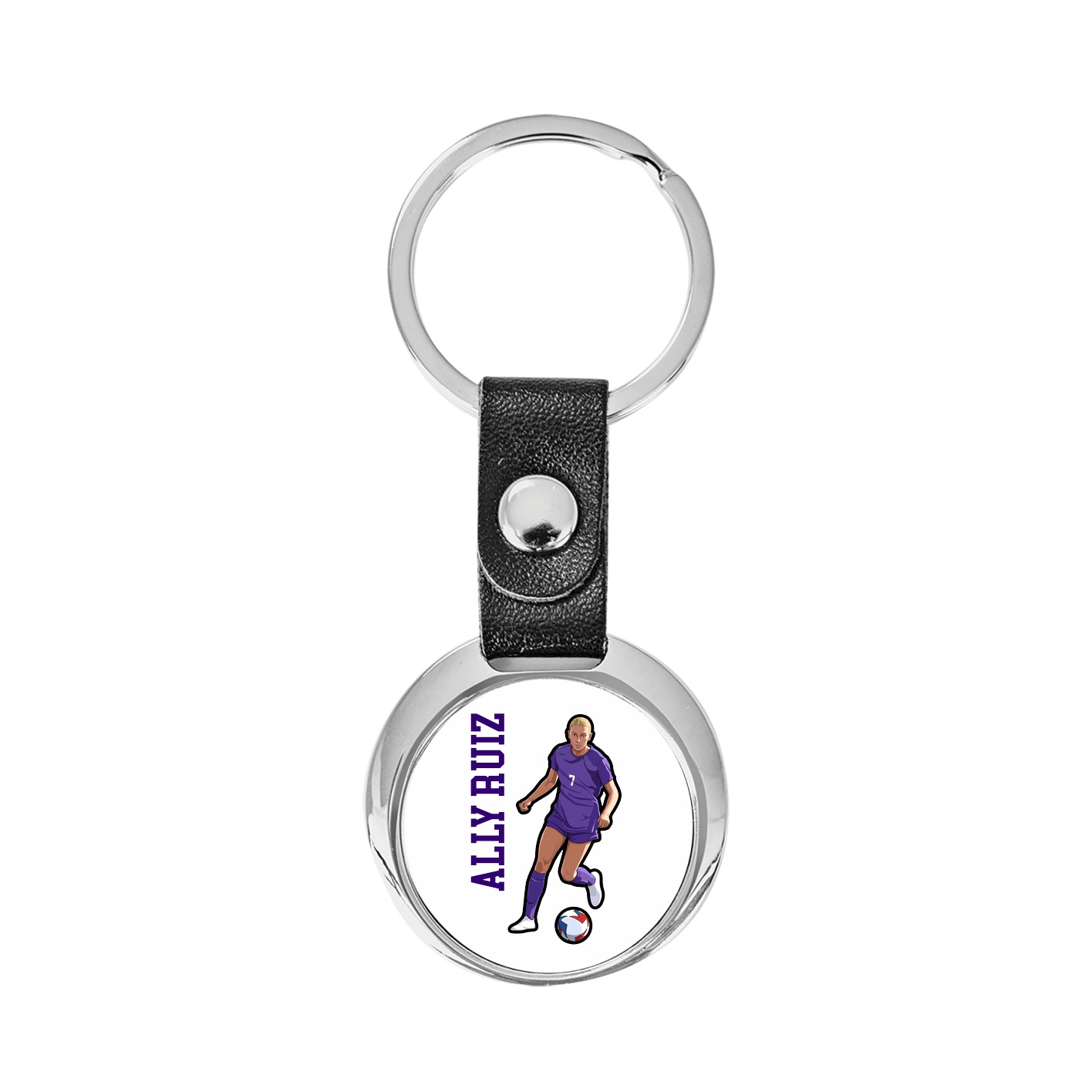 Key Chain — Name Vertical in Classic