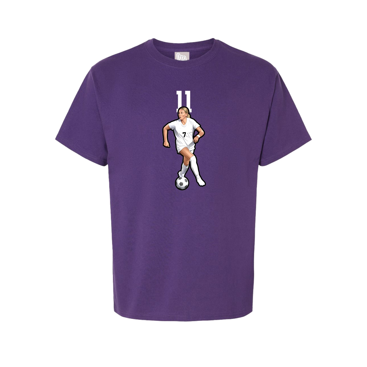 Tee — Number Top in Purple