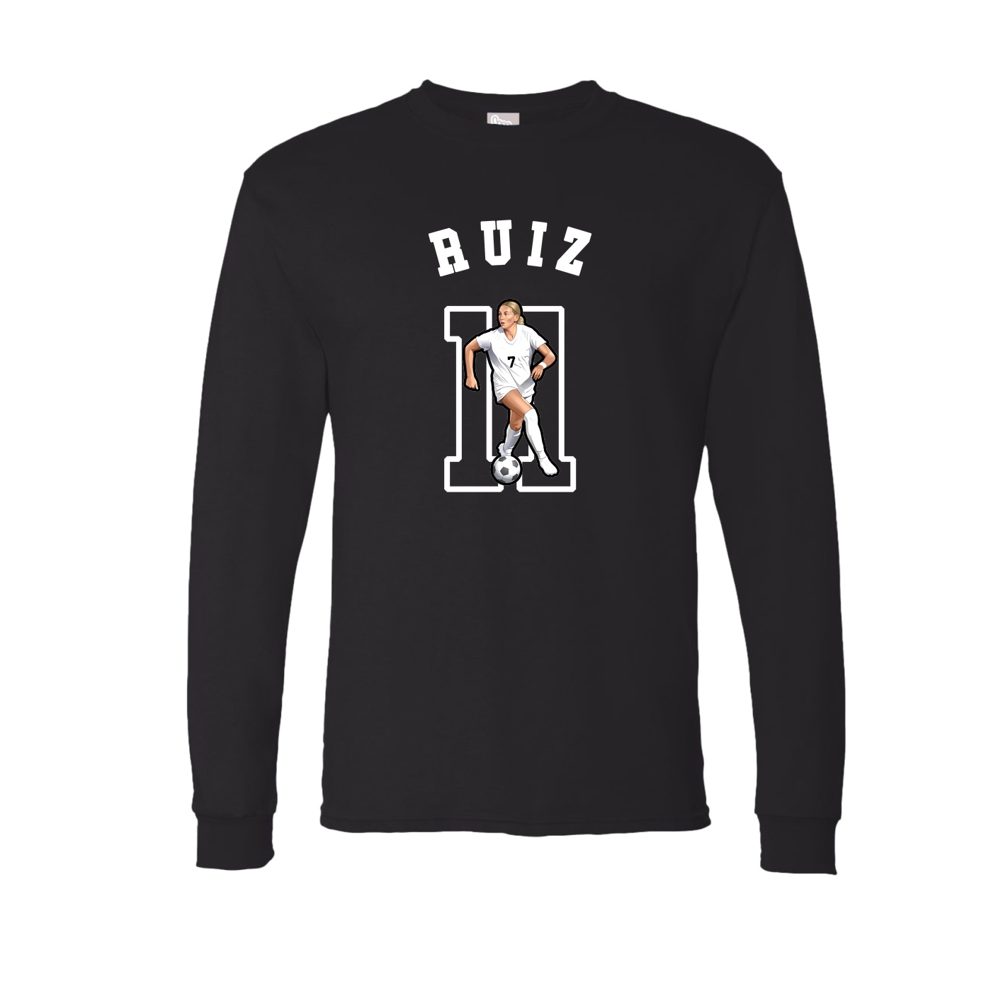 Long Sleeve Tee — Shirsey Arch in Black