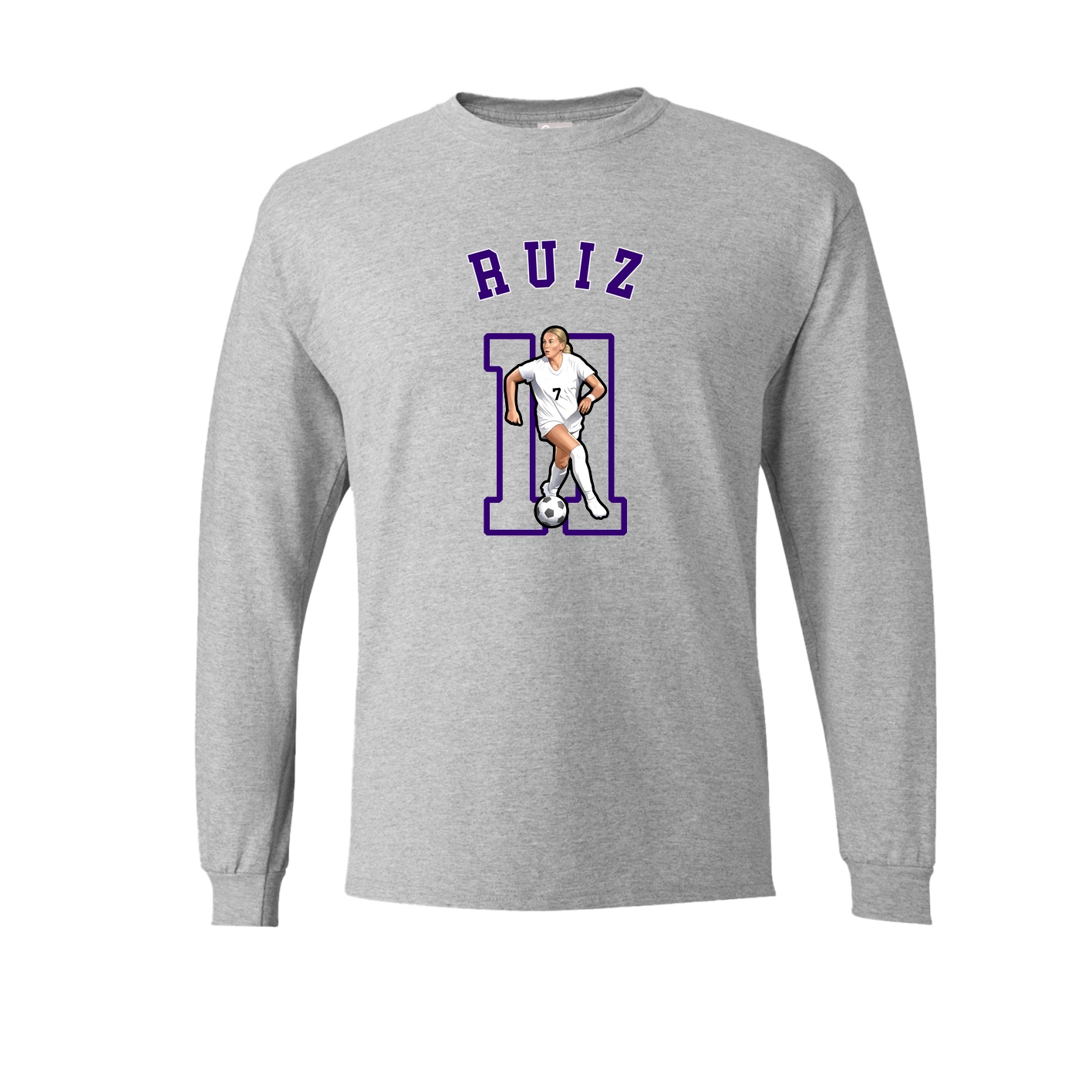 Long Sleeve Tee — Shirsey Arch in Grey