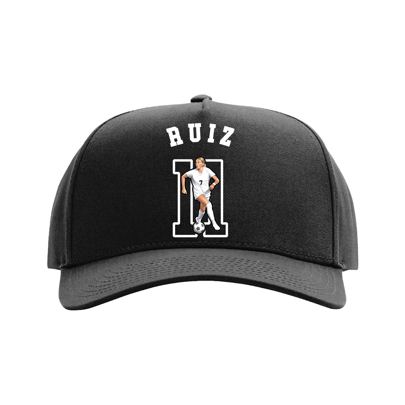 Full Fabric Five-Panel Champ Cap