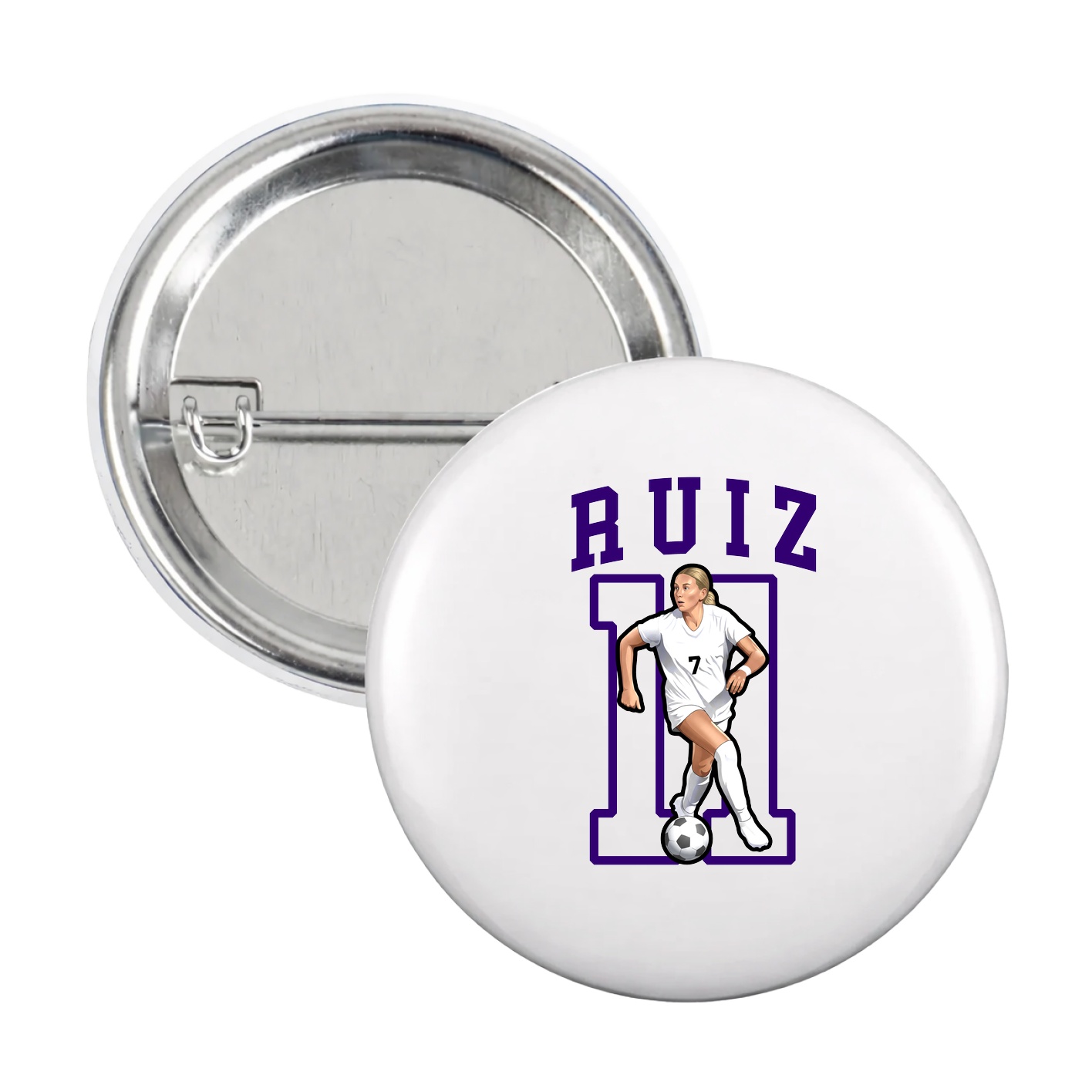 Game Day Button — Shirsey in White
