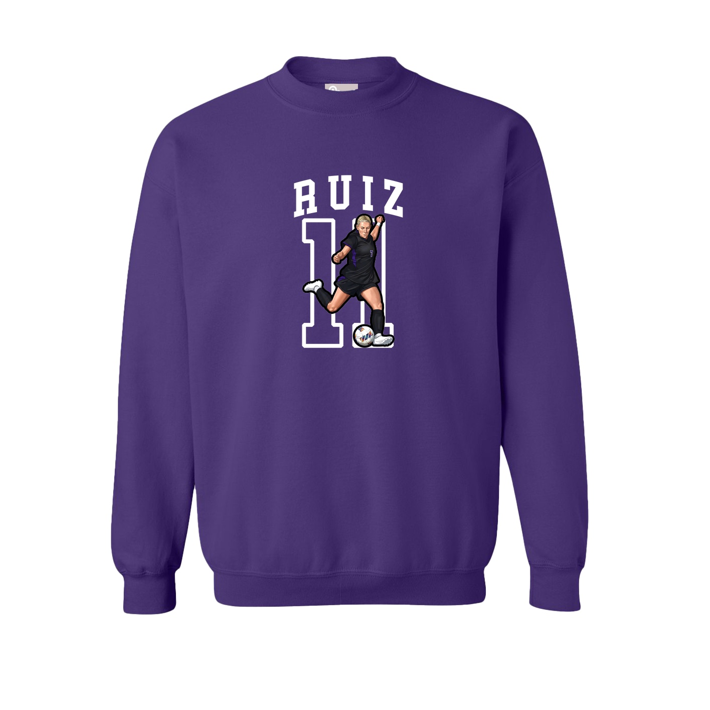Fleece Crew — Shirsey in Purple