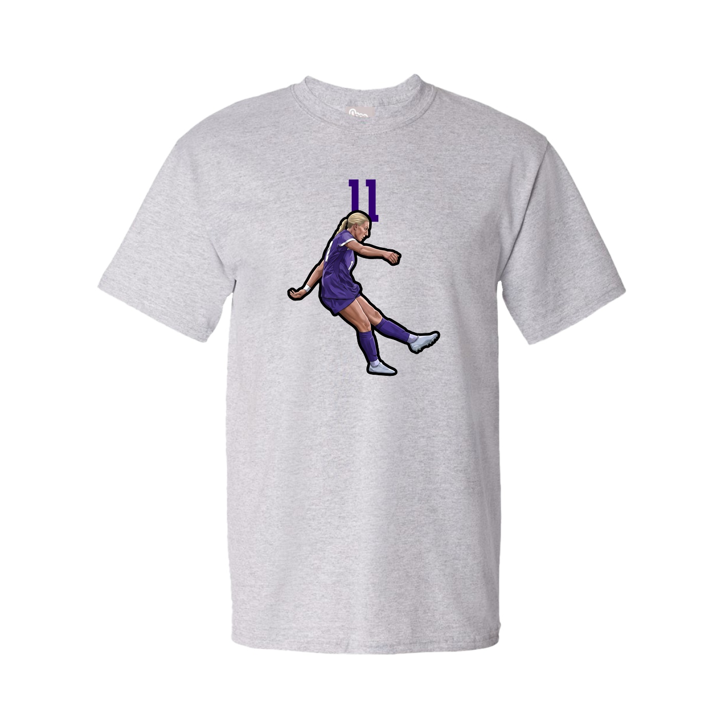 Tee — Number Top in Grey
