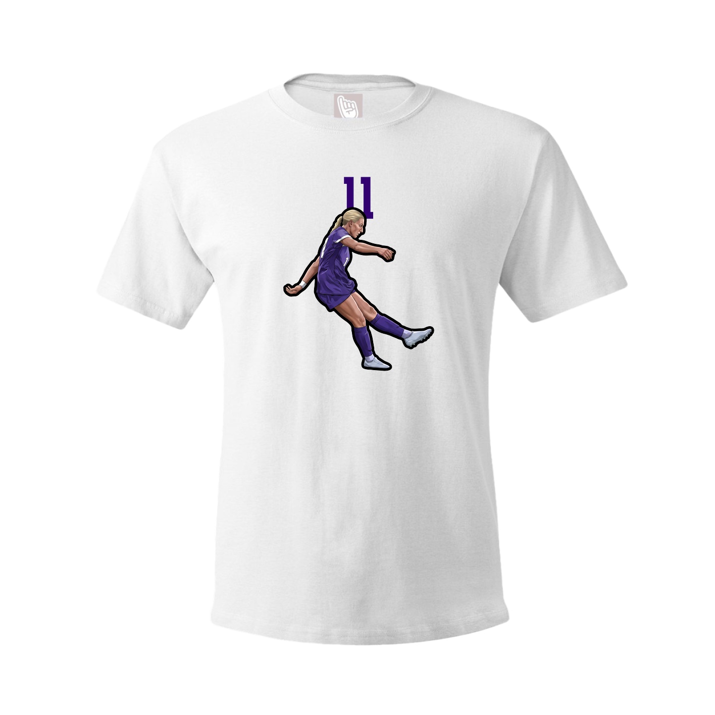 Tee — Number Top in White