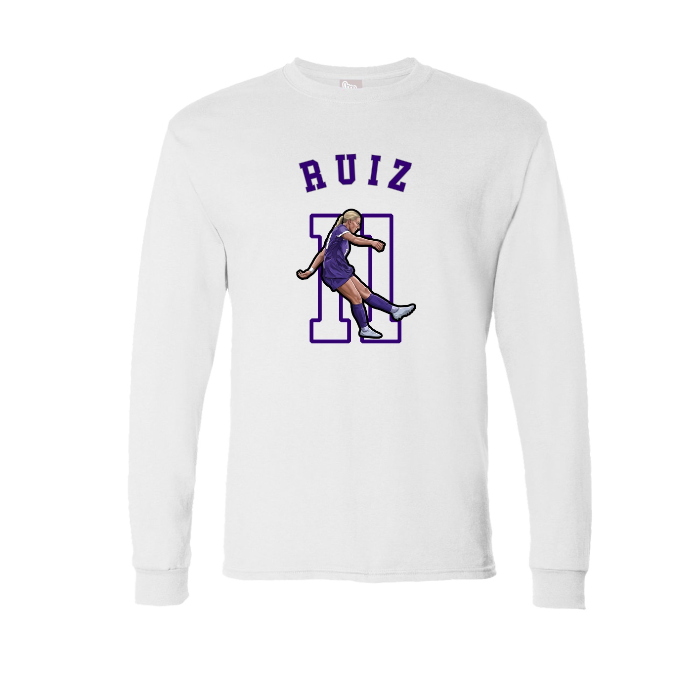 Long Sleeve Tee — Shirsey Arch in White