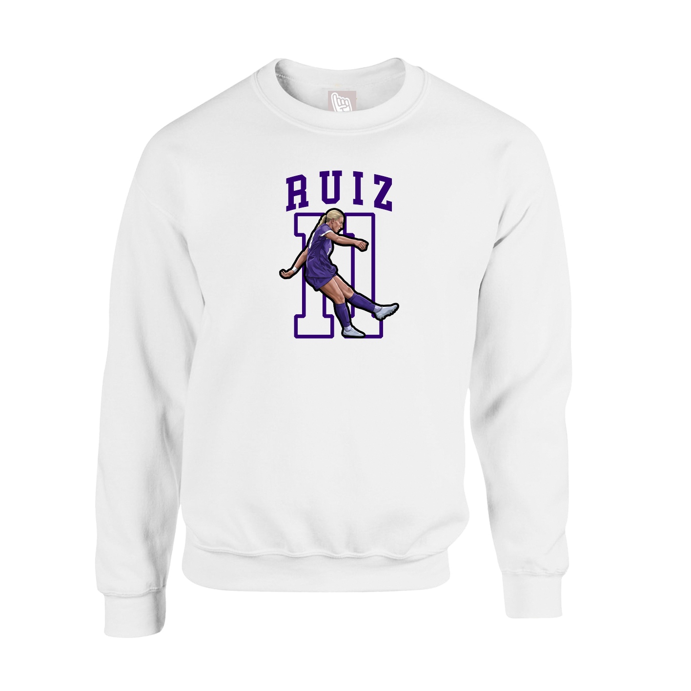 Fleece Crew — Shirsey in White