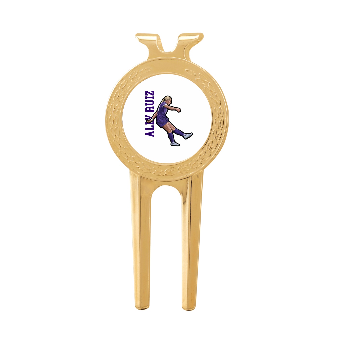 Divot Tool with Ball Marker — Name Vertical in Classic