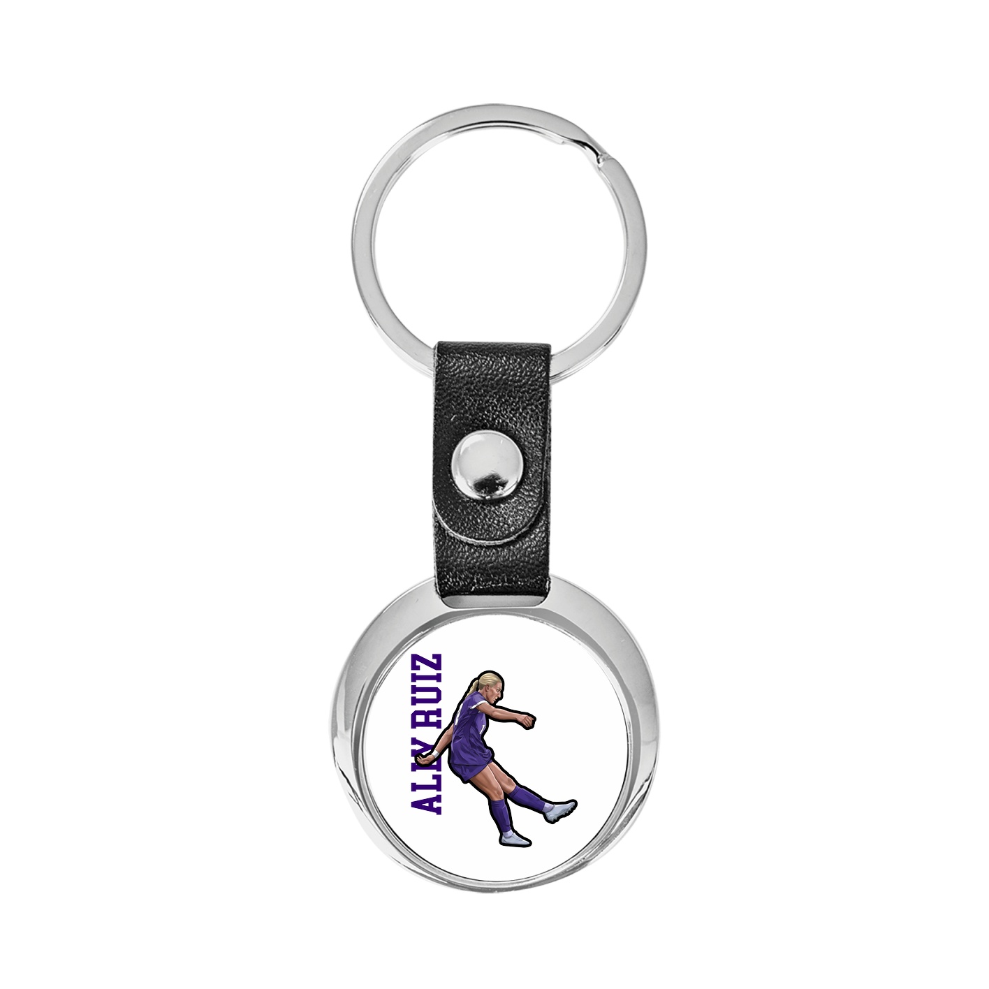 Key Chain — Name Vertical in Classic