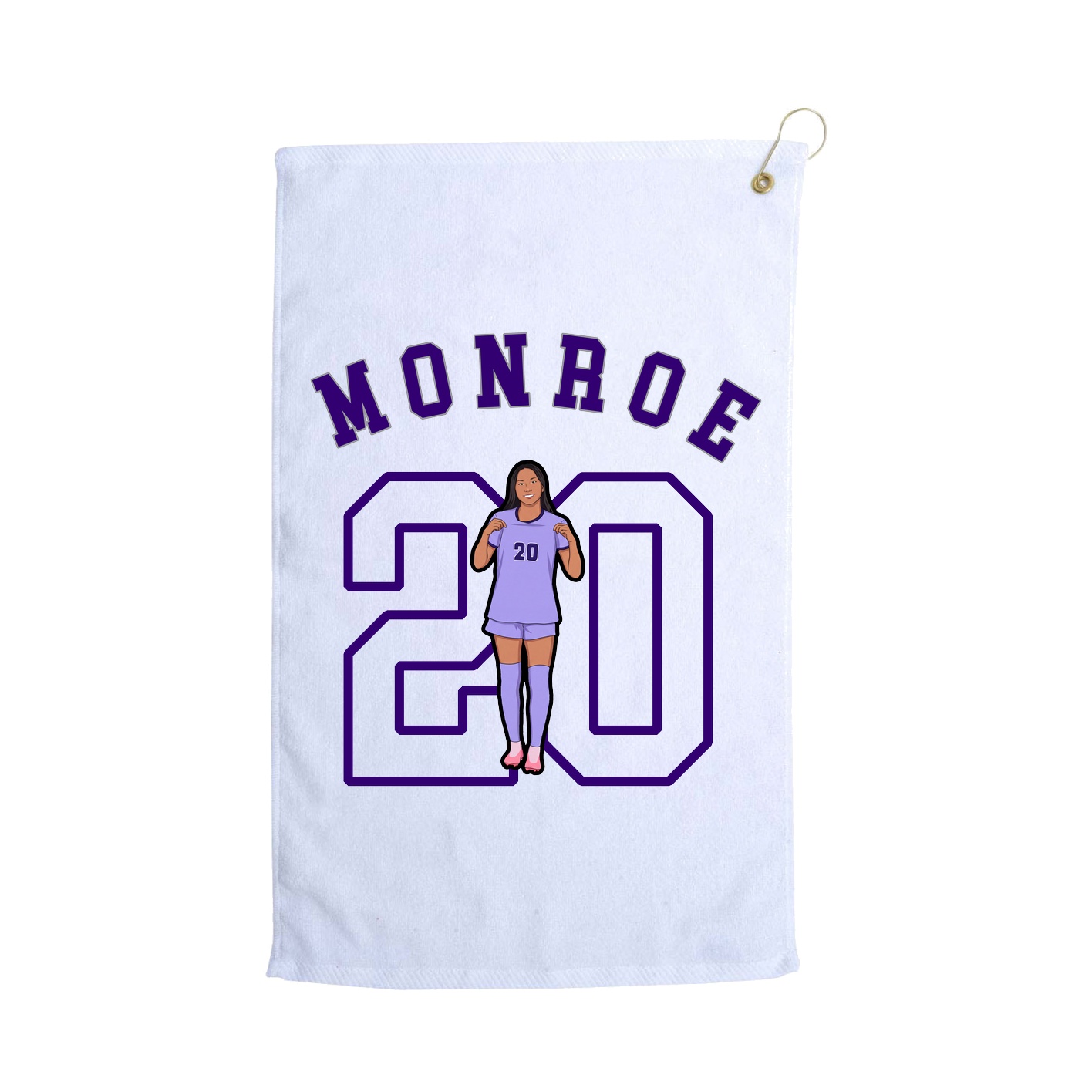 Golf Towel — Shirsey Arch in White