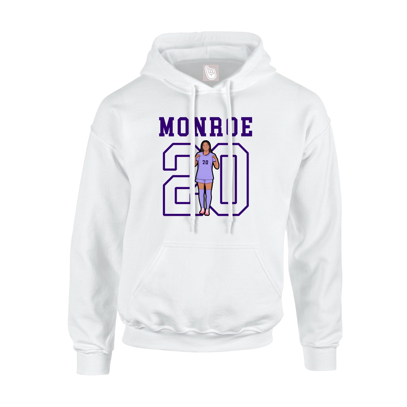 Youth Hoodie — Shirsey in White