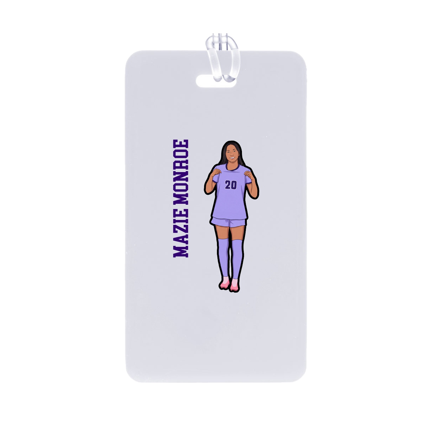 Bag Tag — Name Vertical in Classic