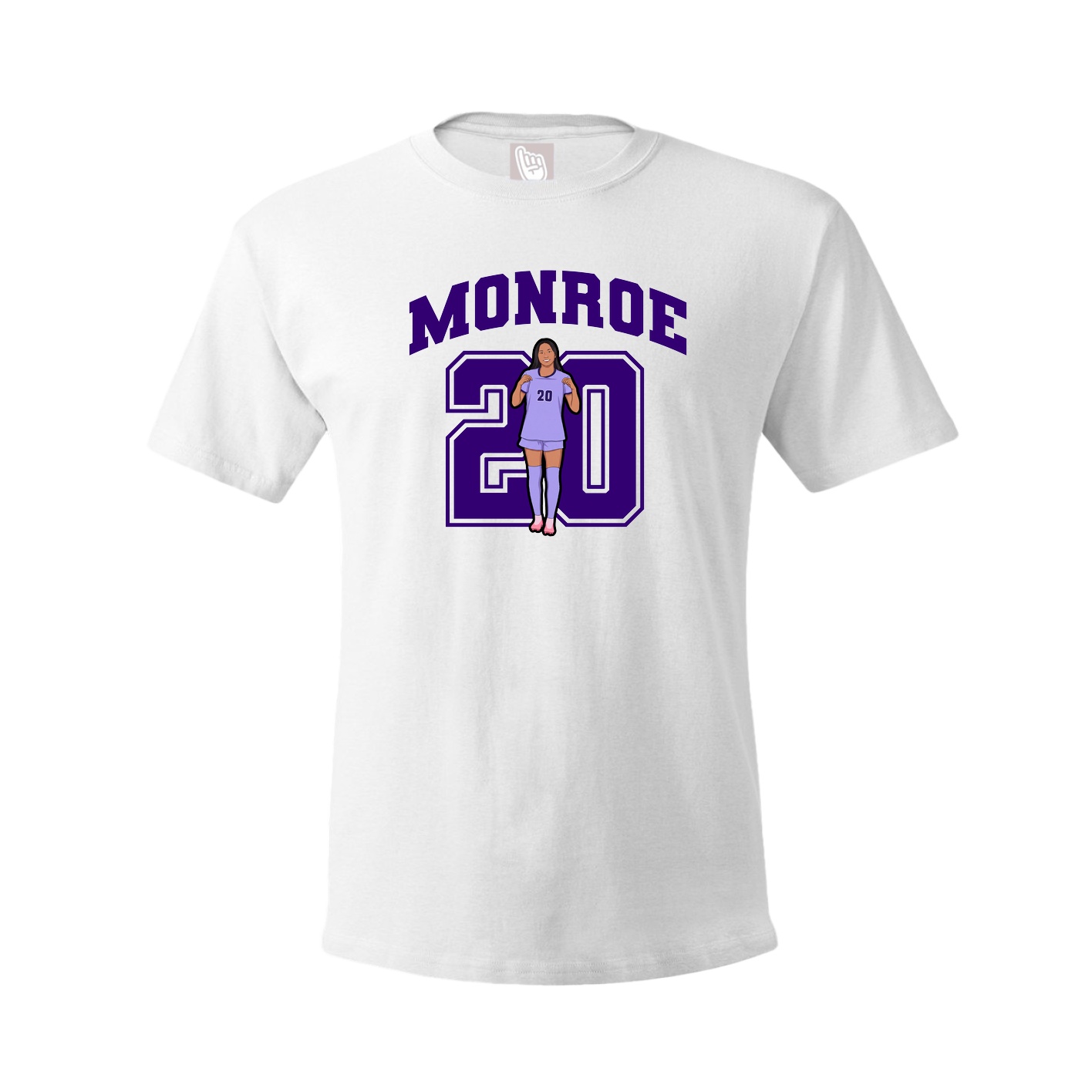 Tee — Number in White