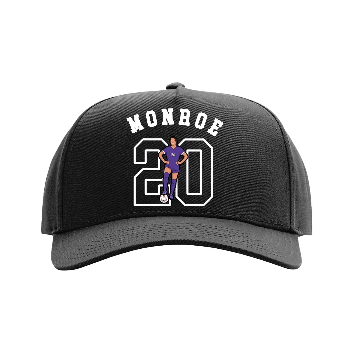 Full Fabric Five-Panel Champ Cap