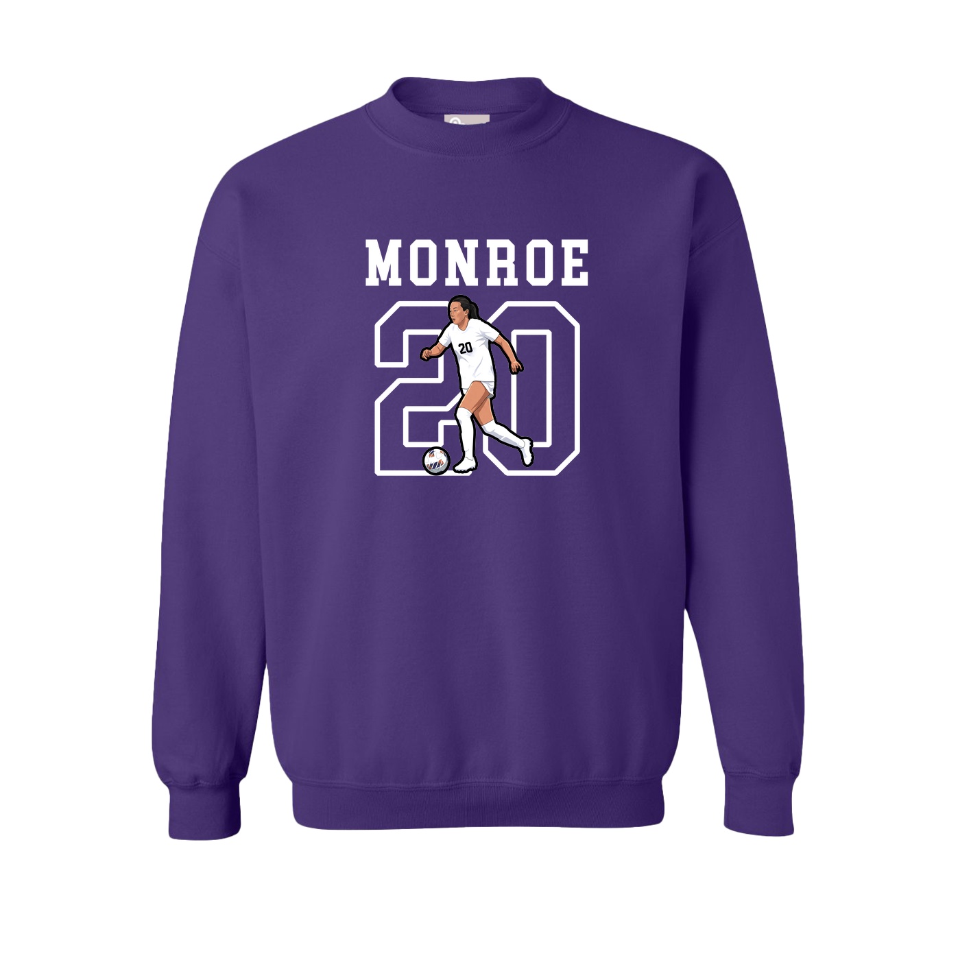 Fleece Crew — Shirsey in Purple