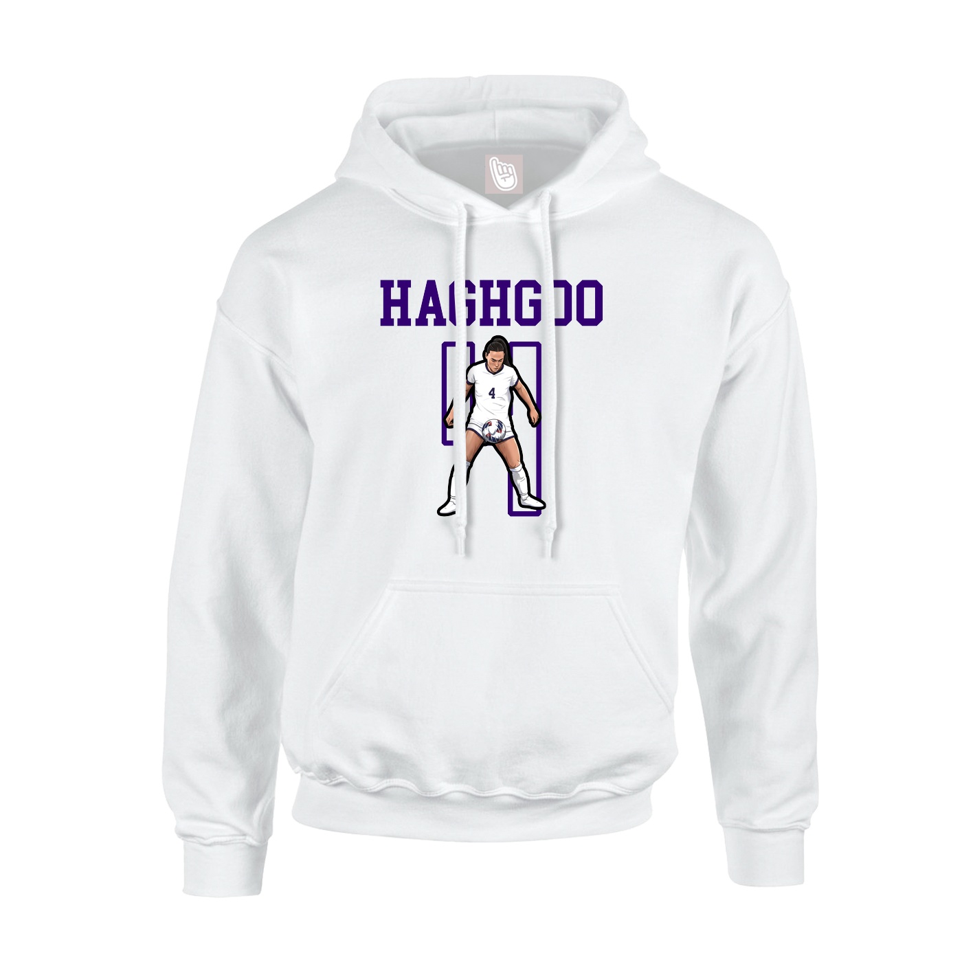 Youth Hoodie — Shirsey in White