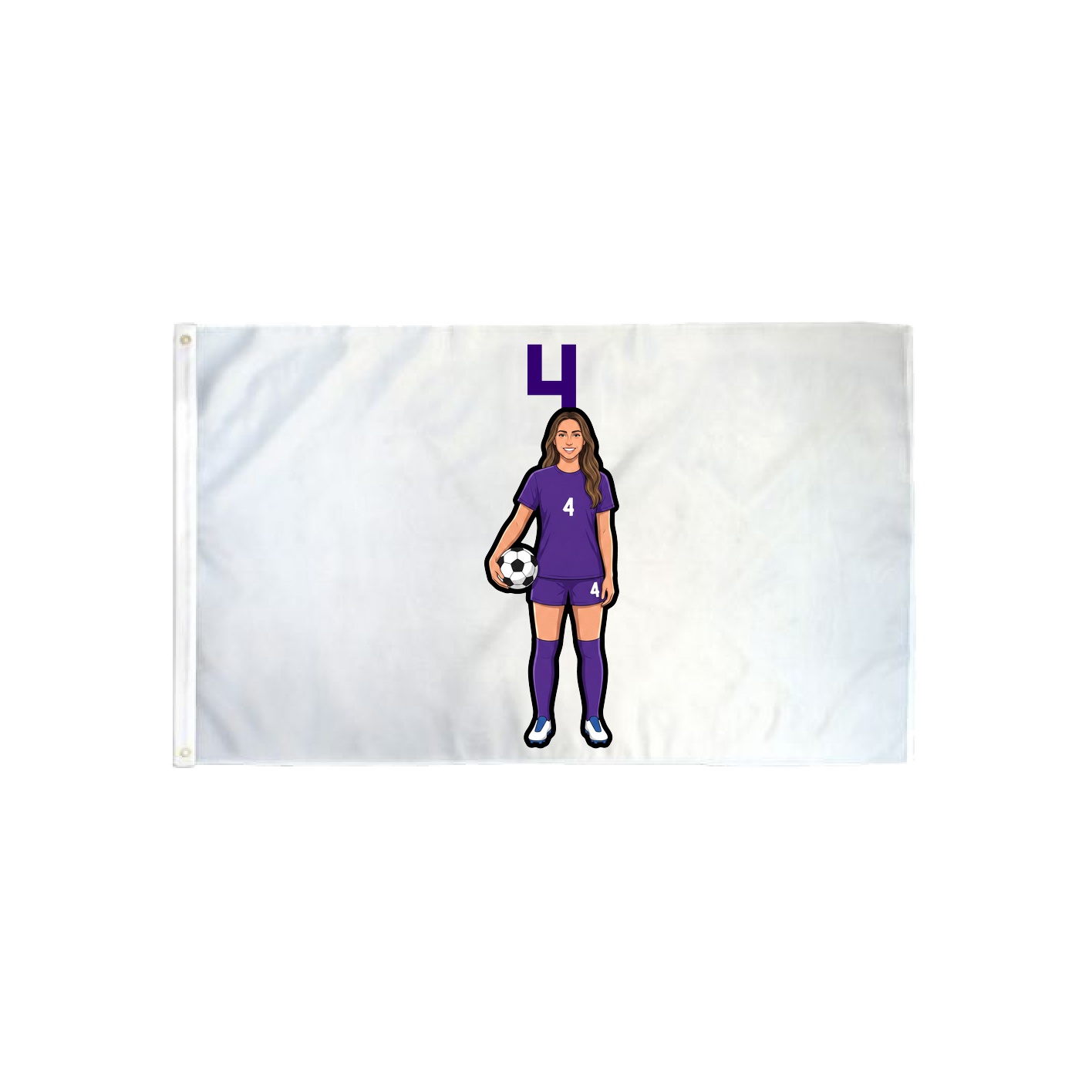 3x5 Flag — Number Top in Classic