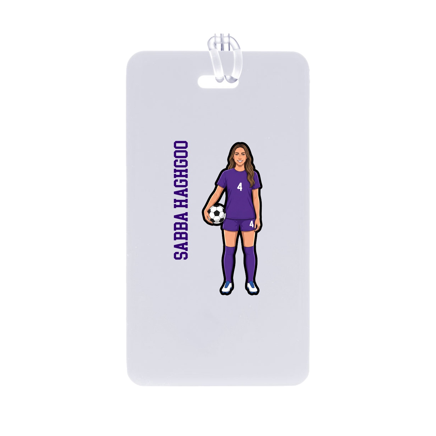 Bag Tag — Name Vertical in Classic