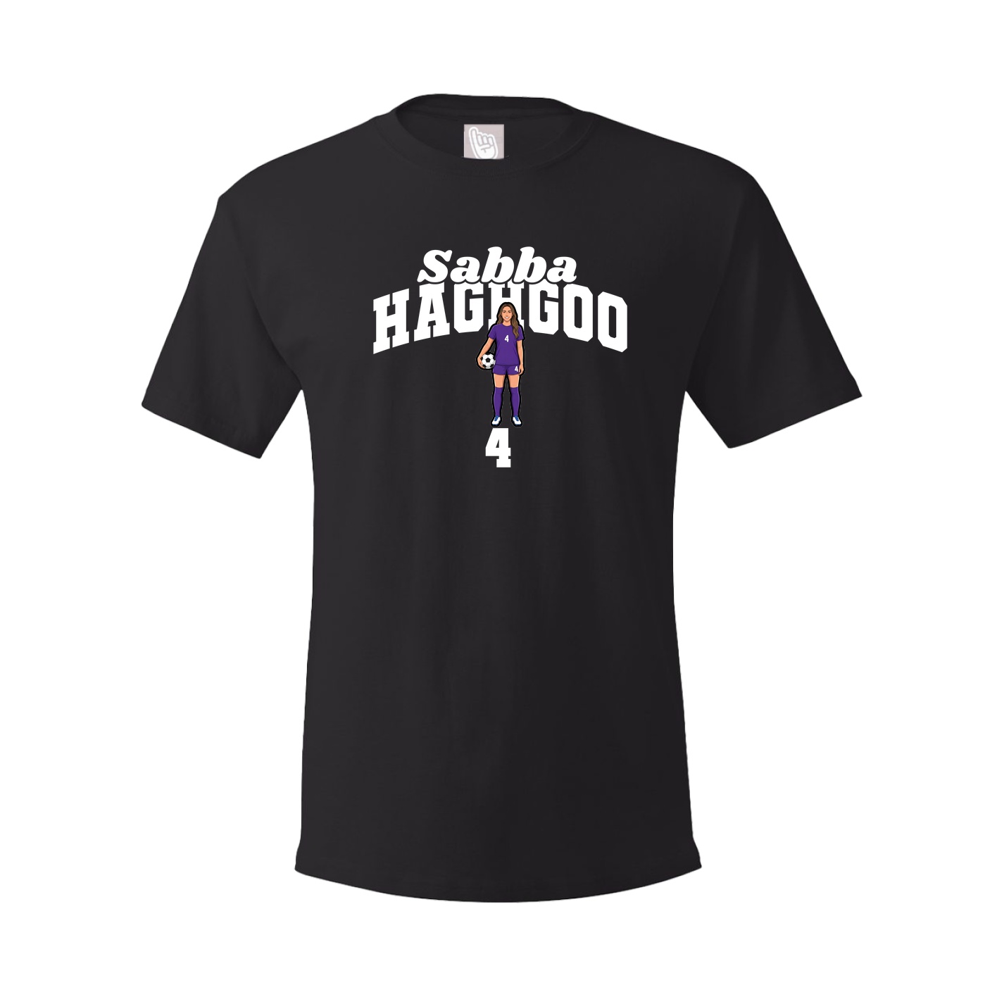 Youth Tee — Signature Arch in Black