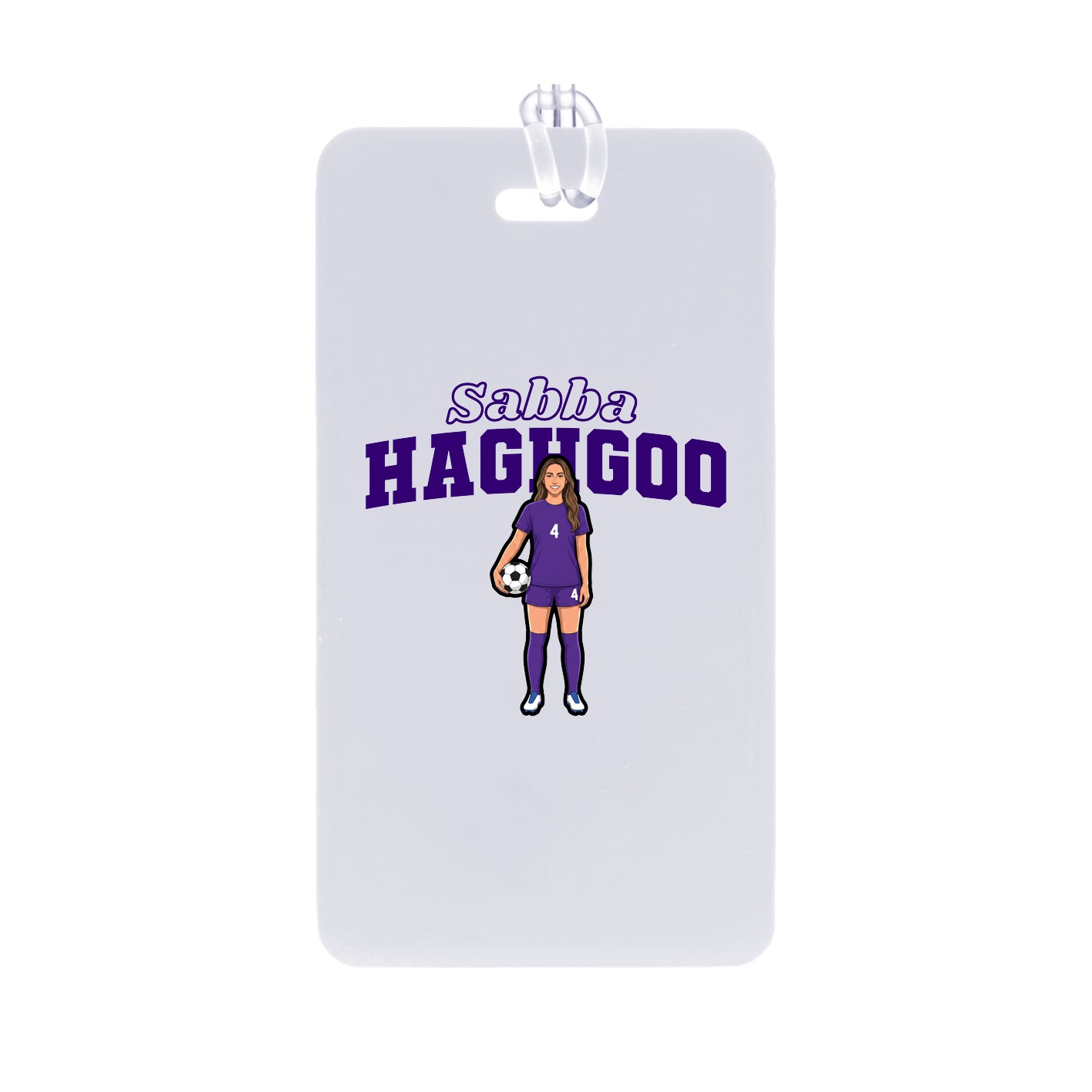 Bag Tag — Name Arch in Classic
