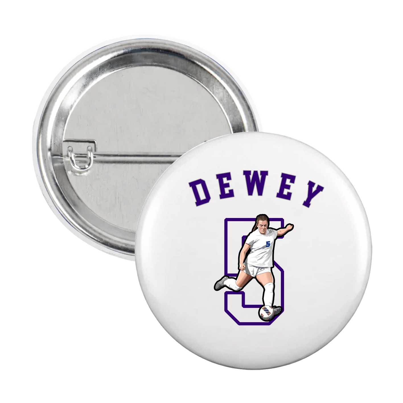 Game Day Button — Shirsey Arch in White