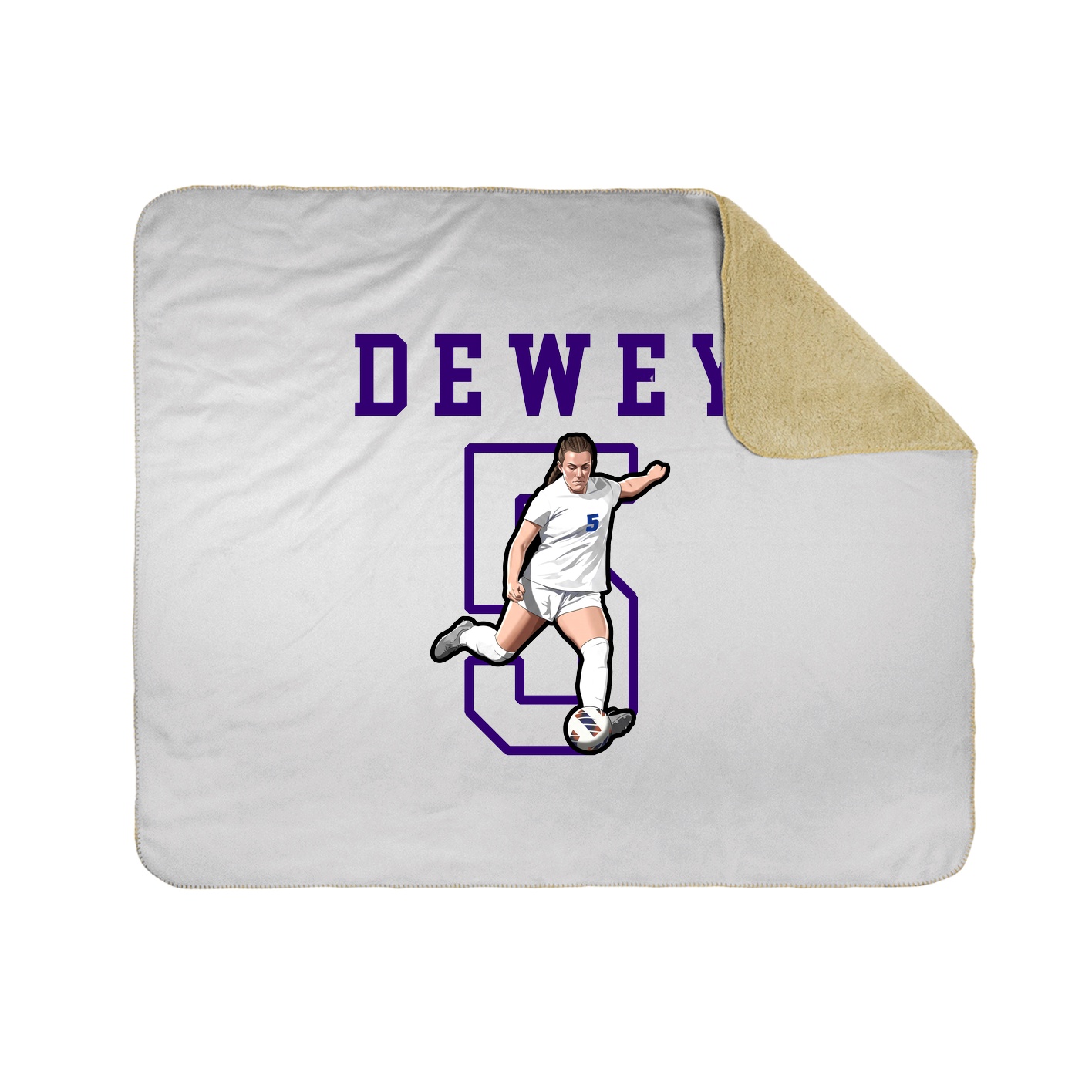 Throw Blanket — Shirsey in White