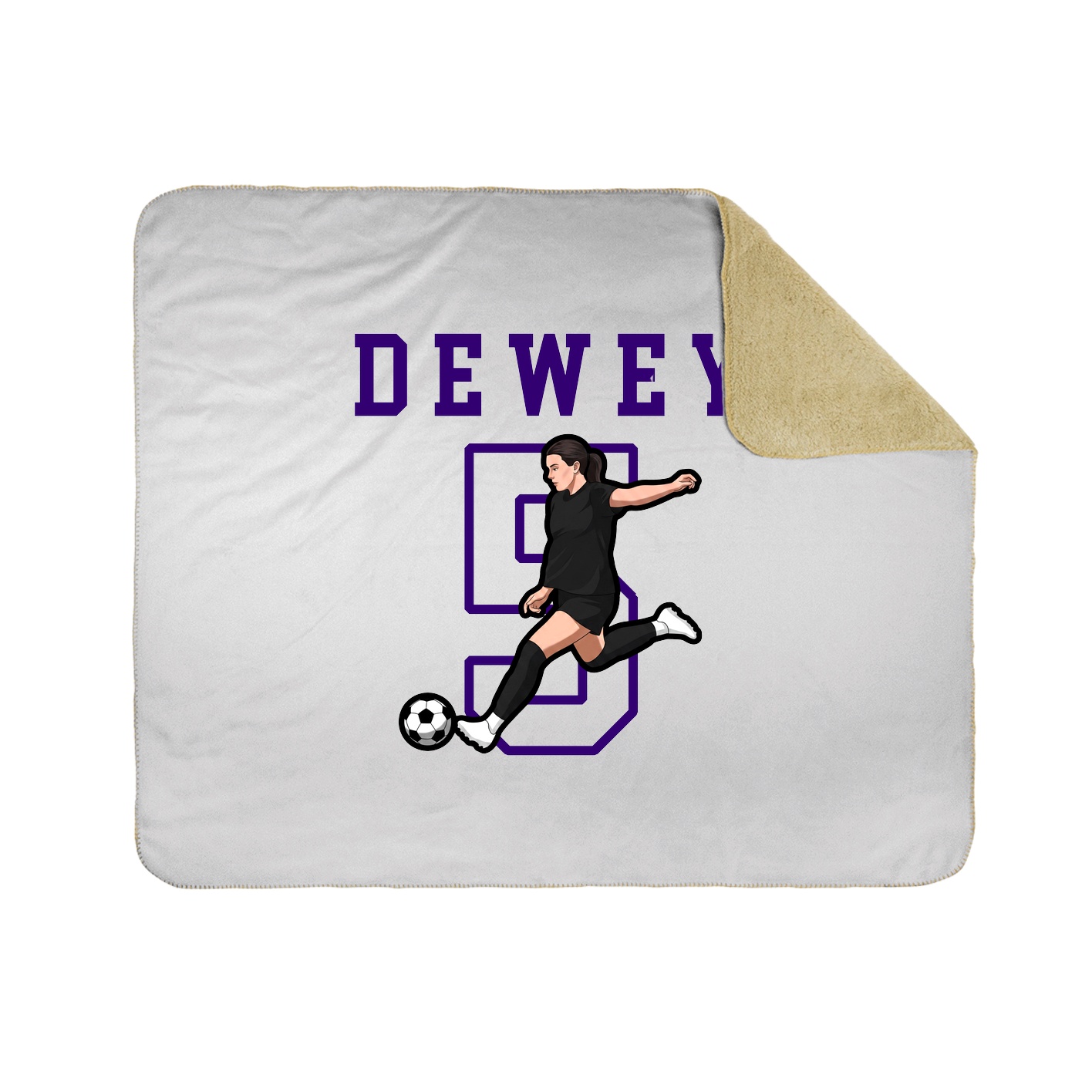Throw Blanket — Shirsey in White