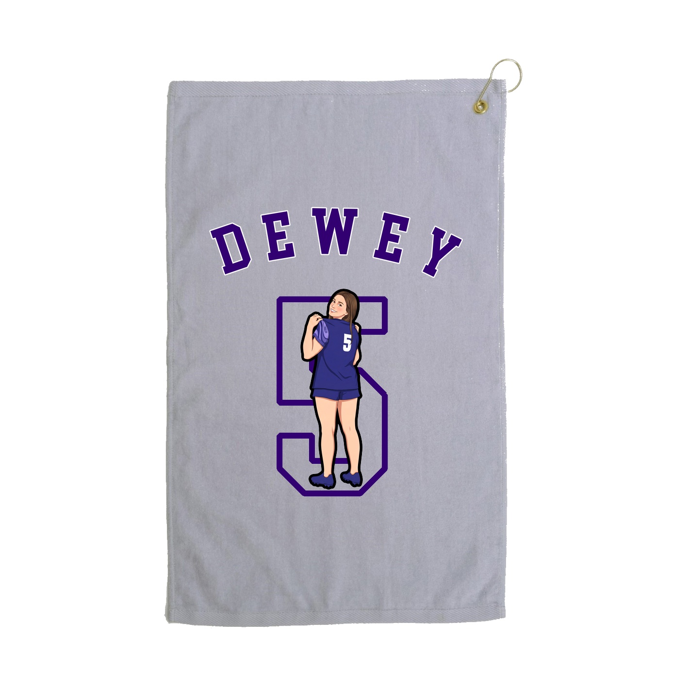 Golf Towel — Shirsey Arch in Grey