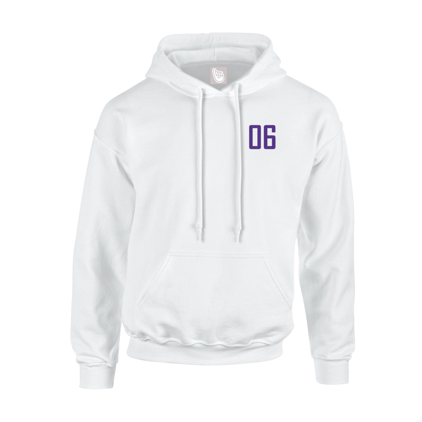 Youth Hoodie — Front Shirsy in White