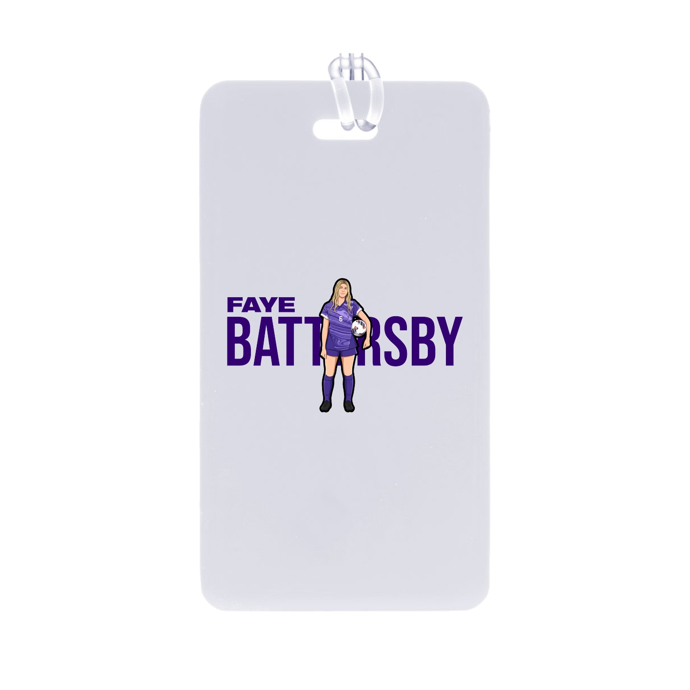 Bag Tag — Player Name in Classic