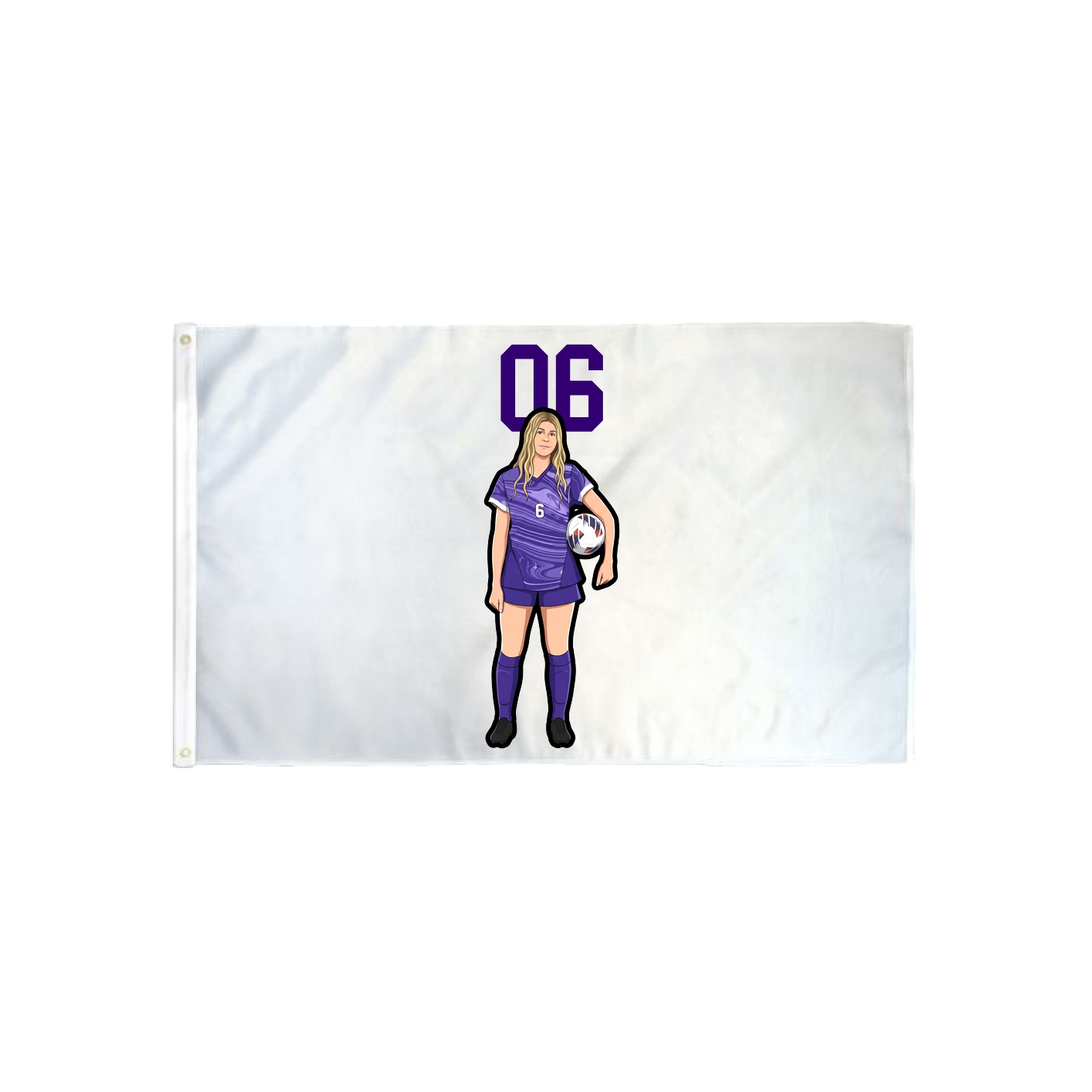 3x5 Flag — Number Top in Classic