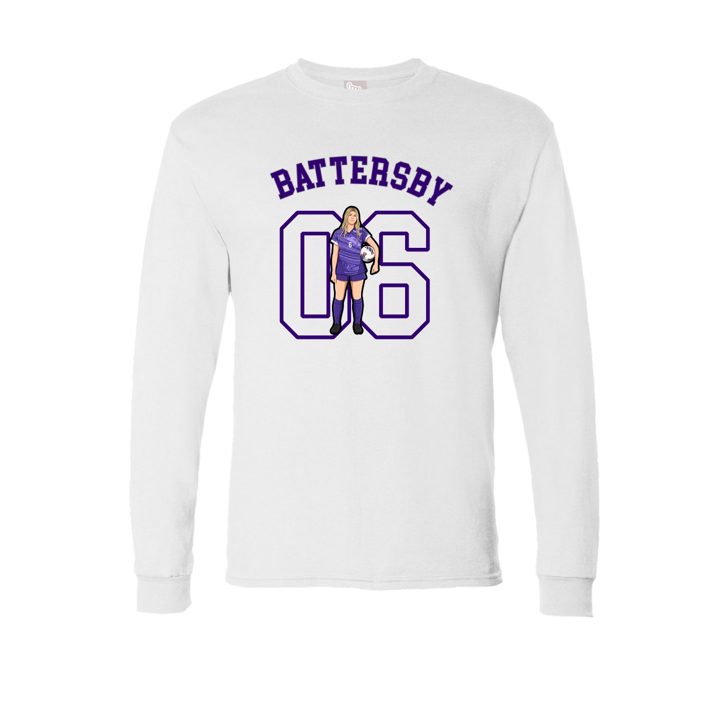 Long Sleeve Tee — Shirsey Arch in White