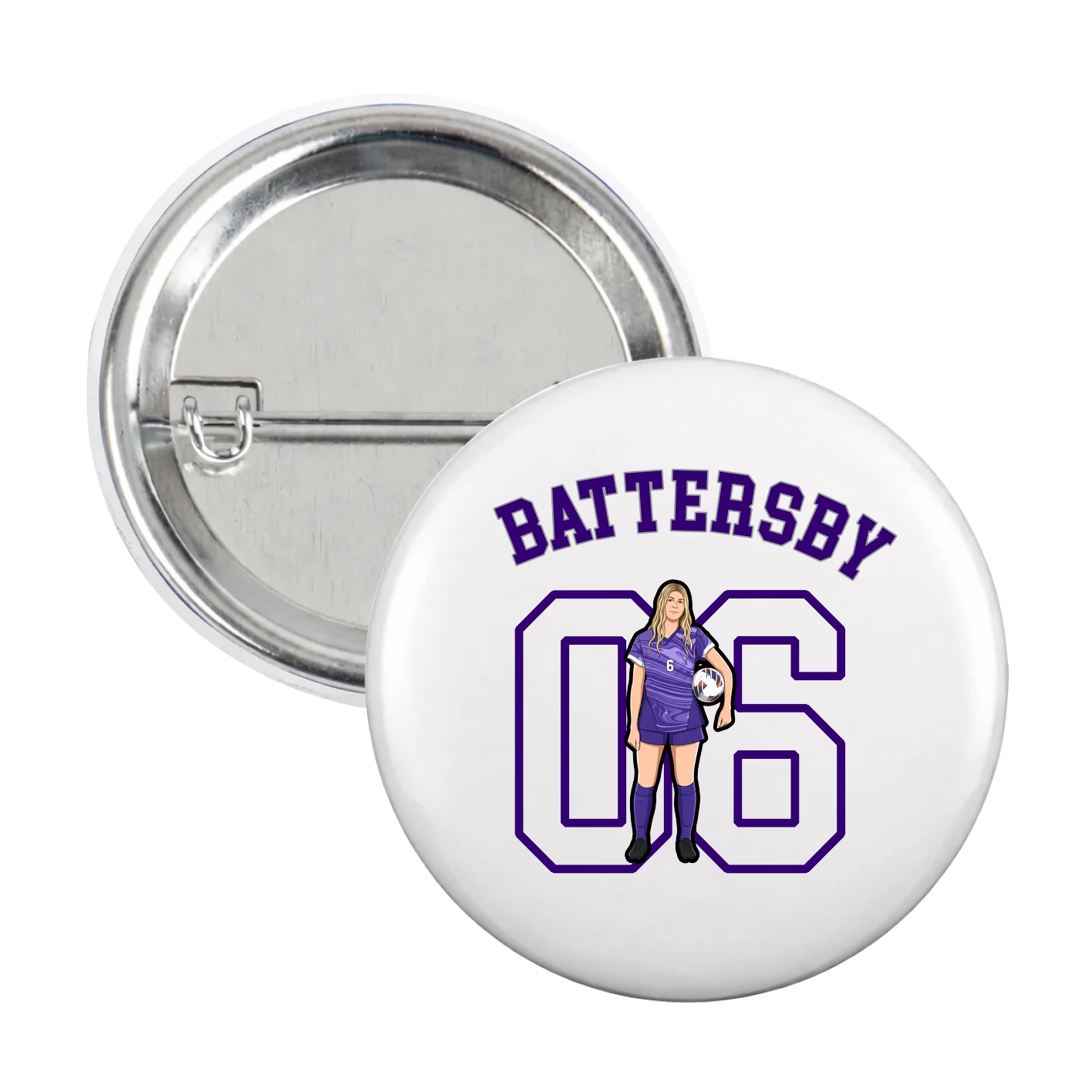 Game Day Button — Shirsey Arch in White