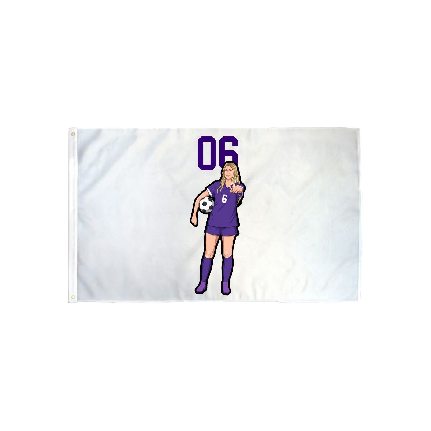 3x5 Flag — Number Top in Classic