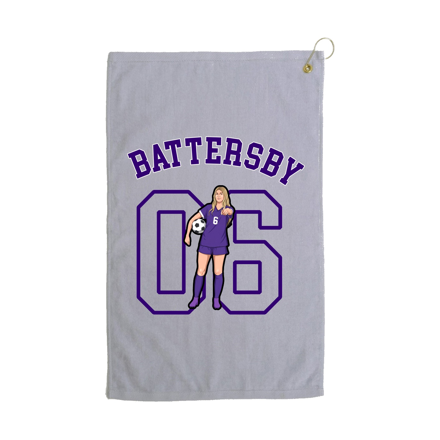 Golf Towel — Shirsey Arch in Grey