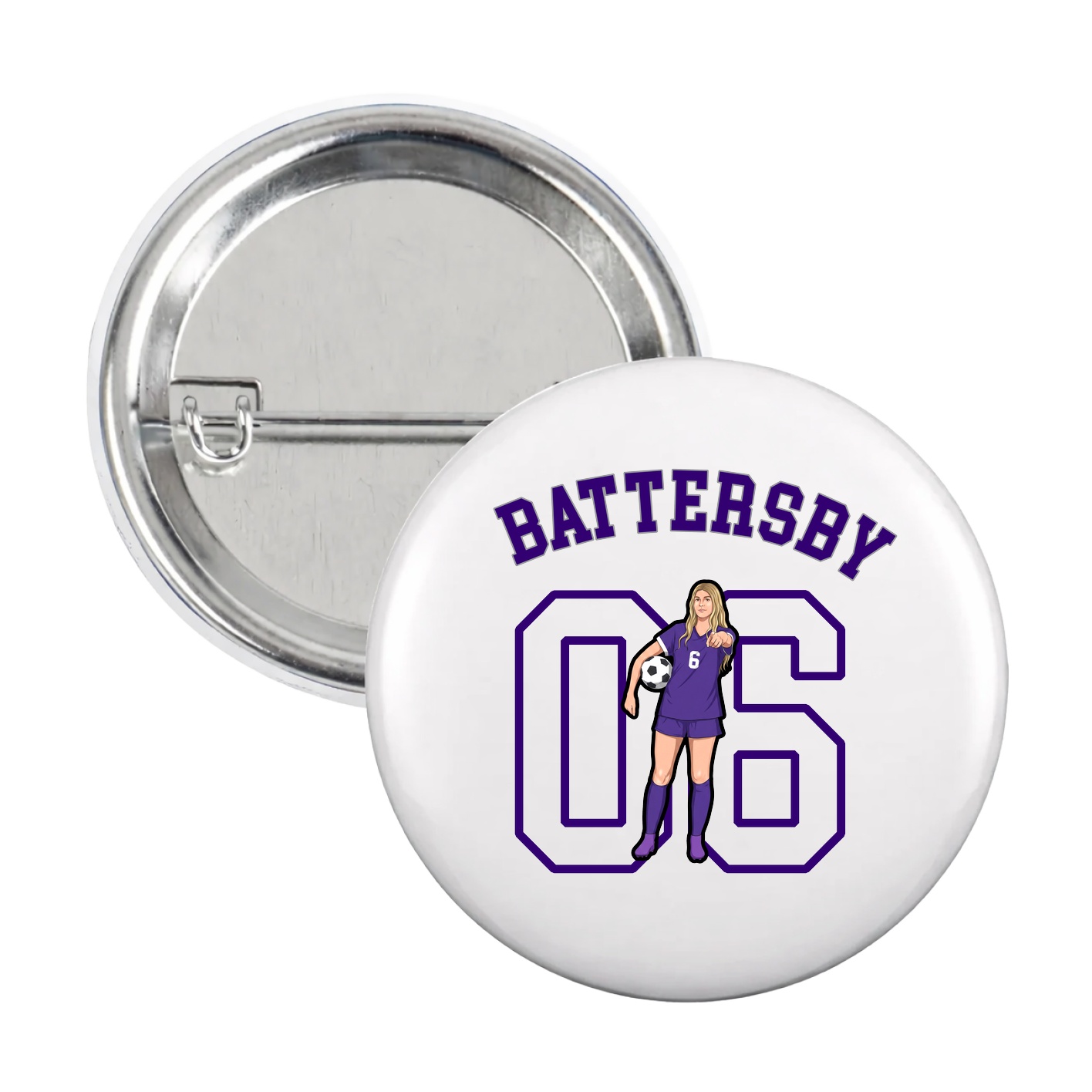 Game Day Button — Shirsey Arch in White