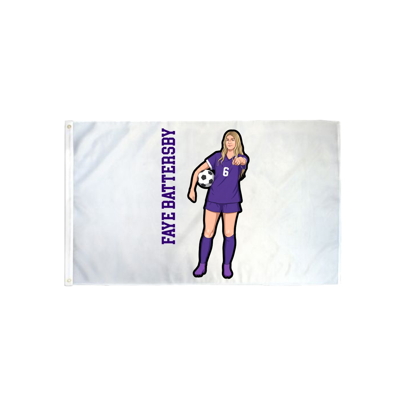 3x5 Flag — Name Vertical in Classic